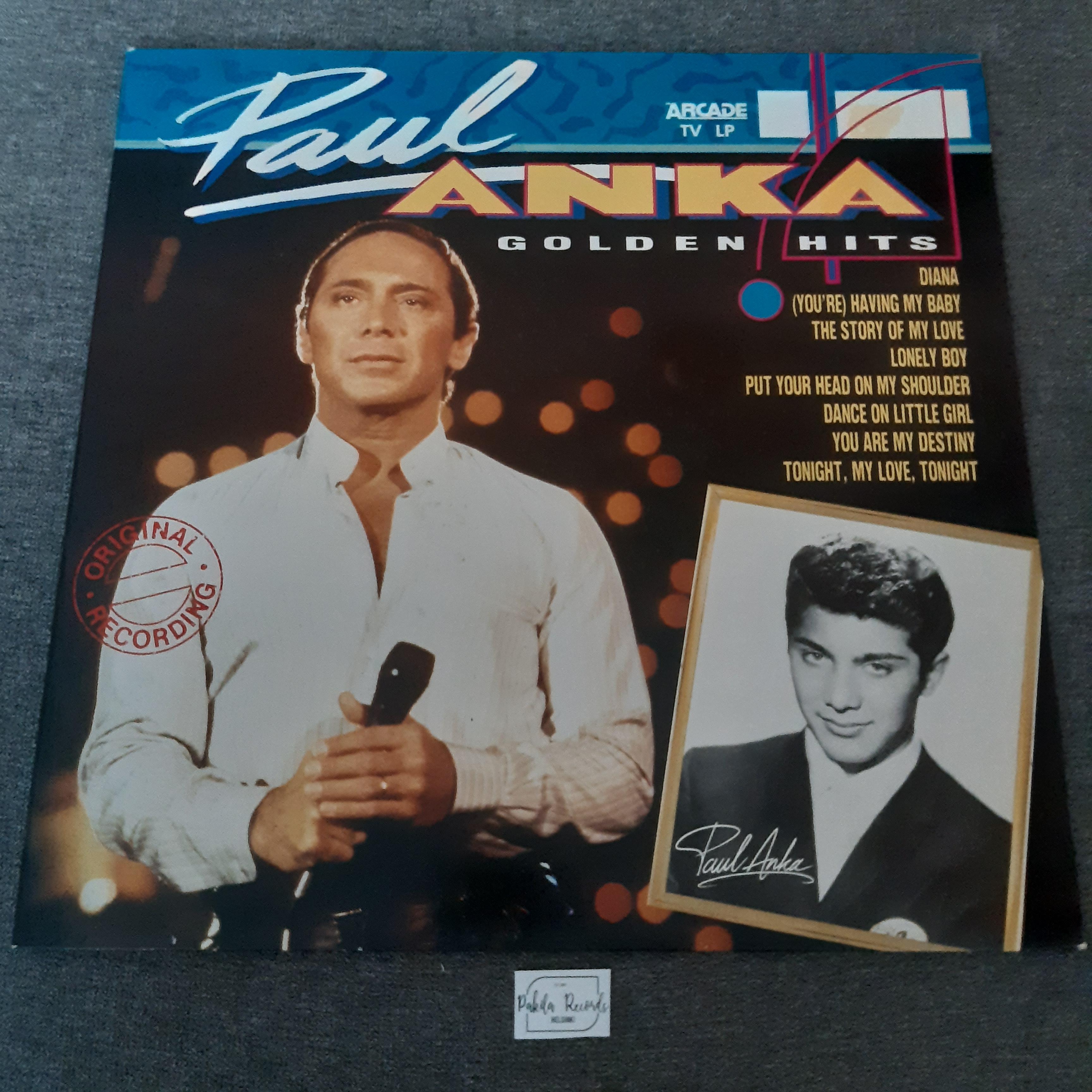 Paul Anka - Golden Hits - LP (käytetty)