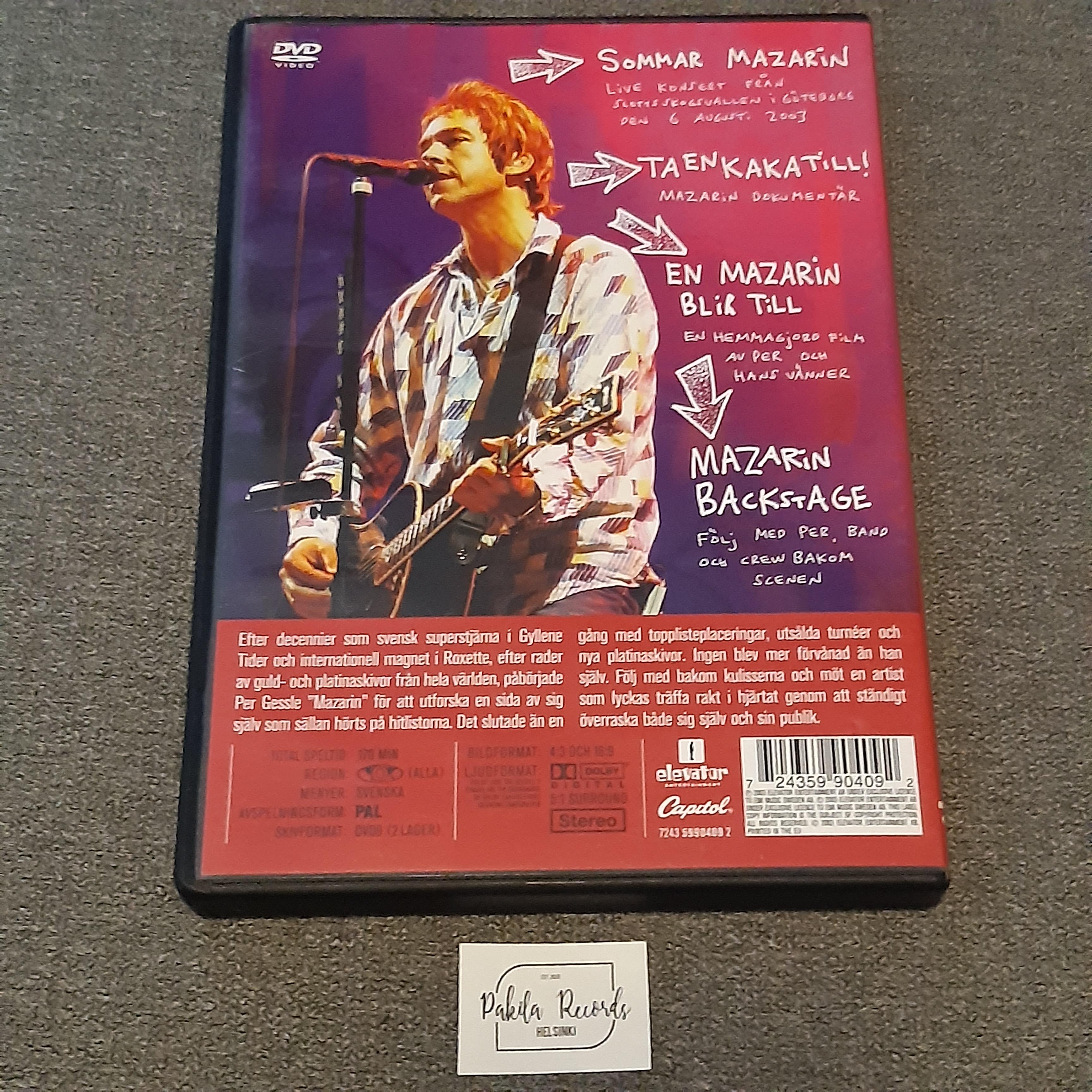 Per Gessle - En mazarin älskling? - DVD (käytetty)