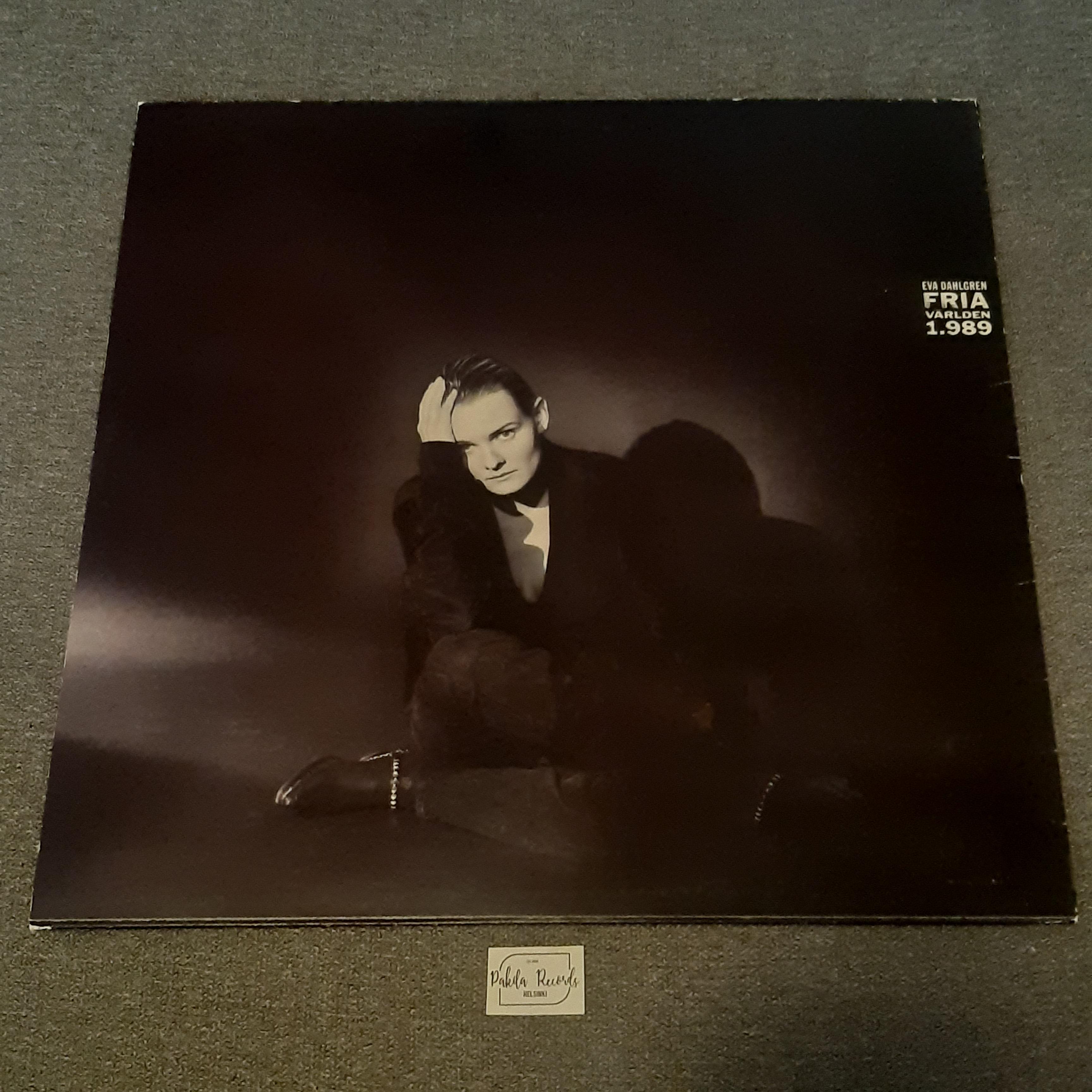 Eva Dahlgren - Fria Världen 1.989 - LP (käytetty)