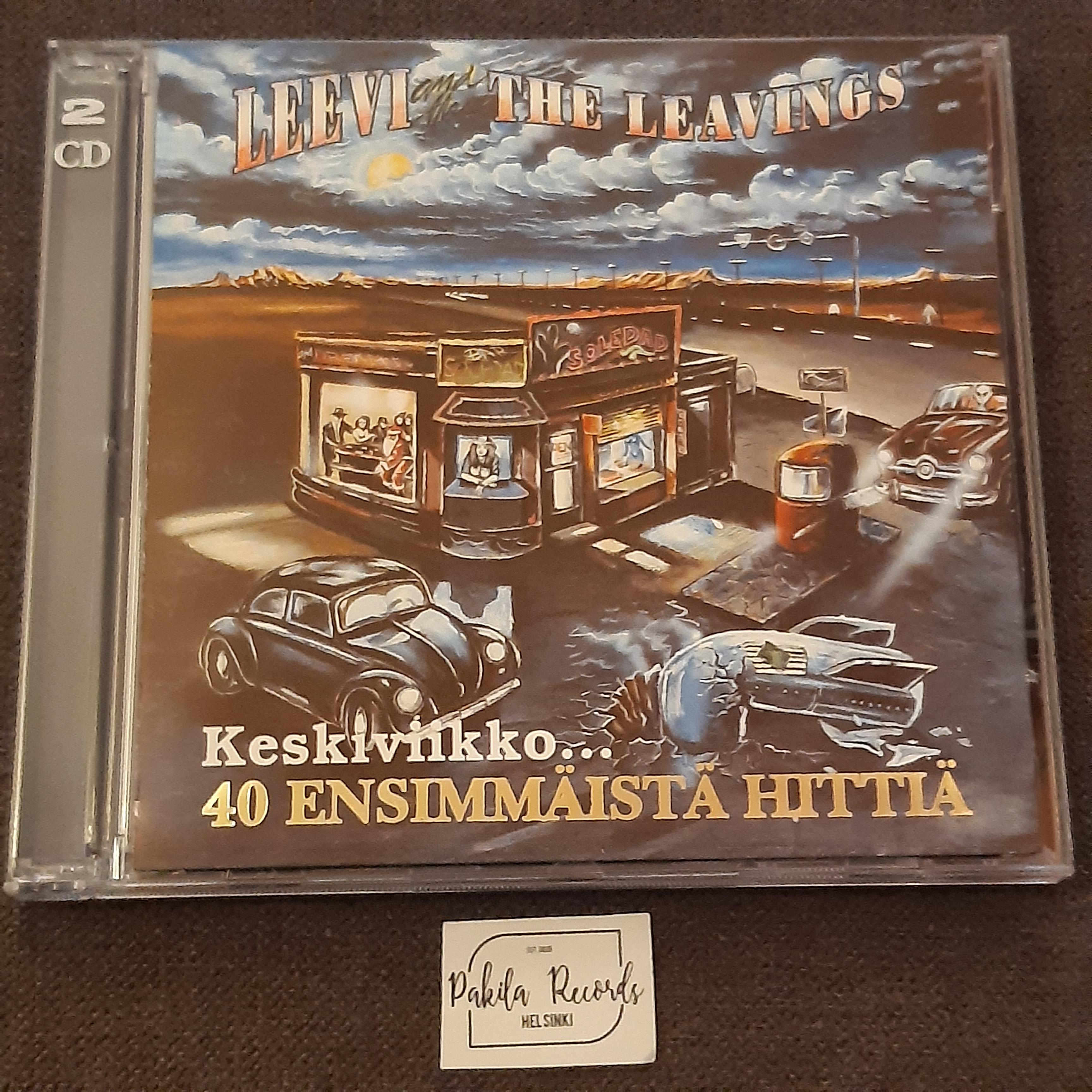Leevi And The Leavings - Keskiviikko... 40 ensimmäistä hittiä - 2 CD (käytetty)