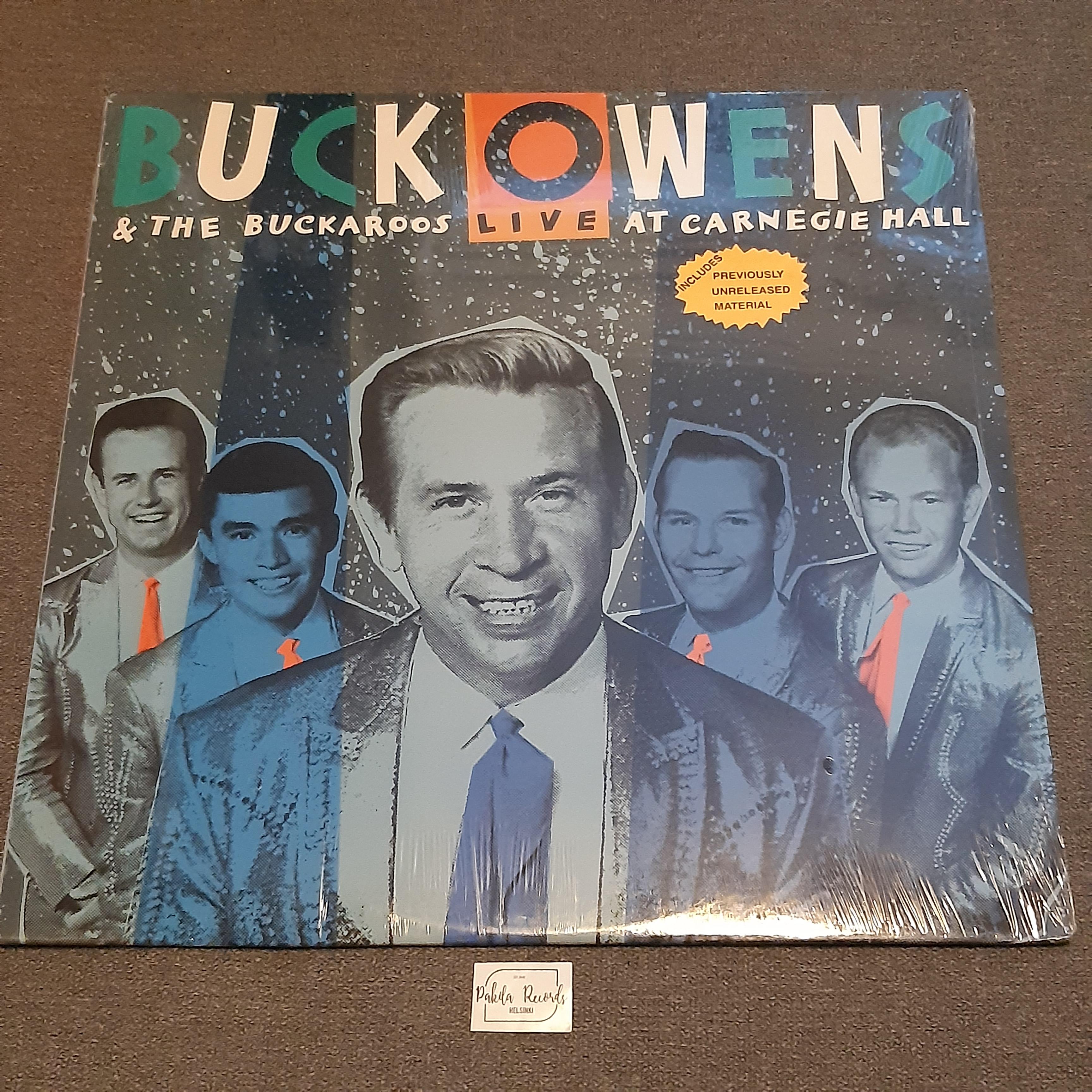 Buck Owens & The Buckaroos - Live At Carnegie Hall - LP (käytetty)