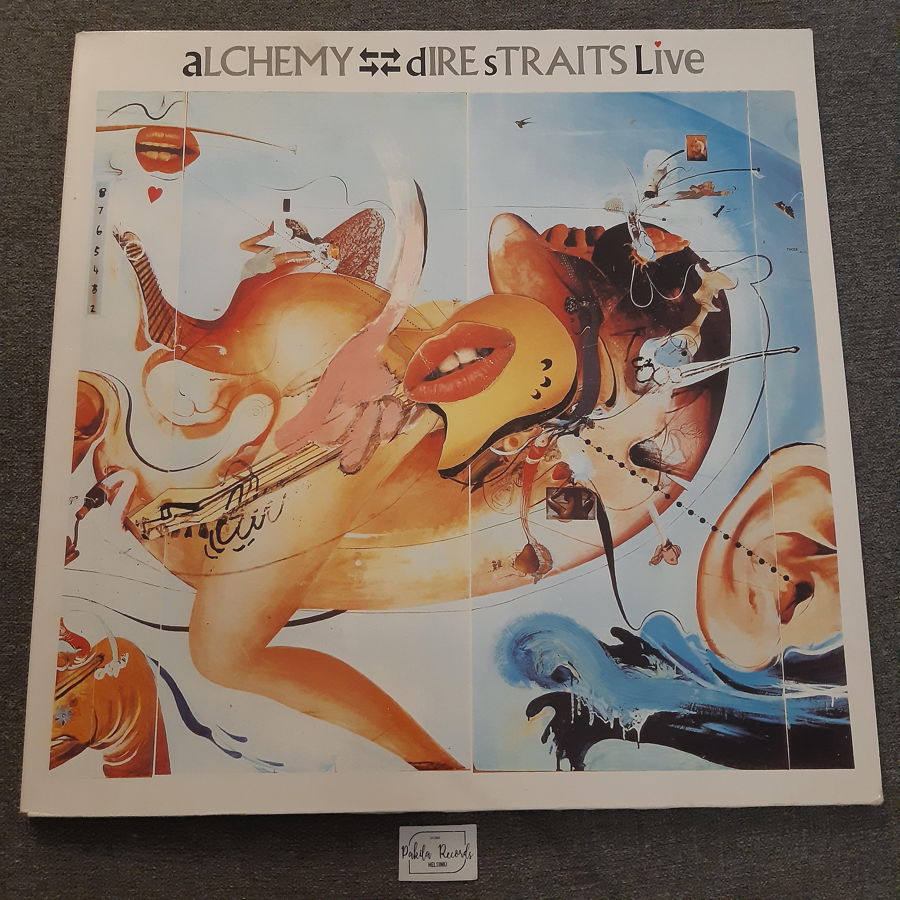 Dire Straits - Alchemy, Dire Straits Live - 2 LP (käytetty)