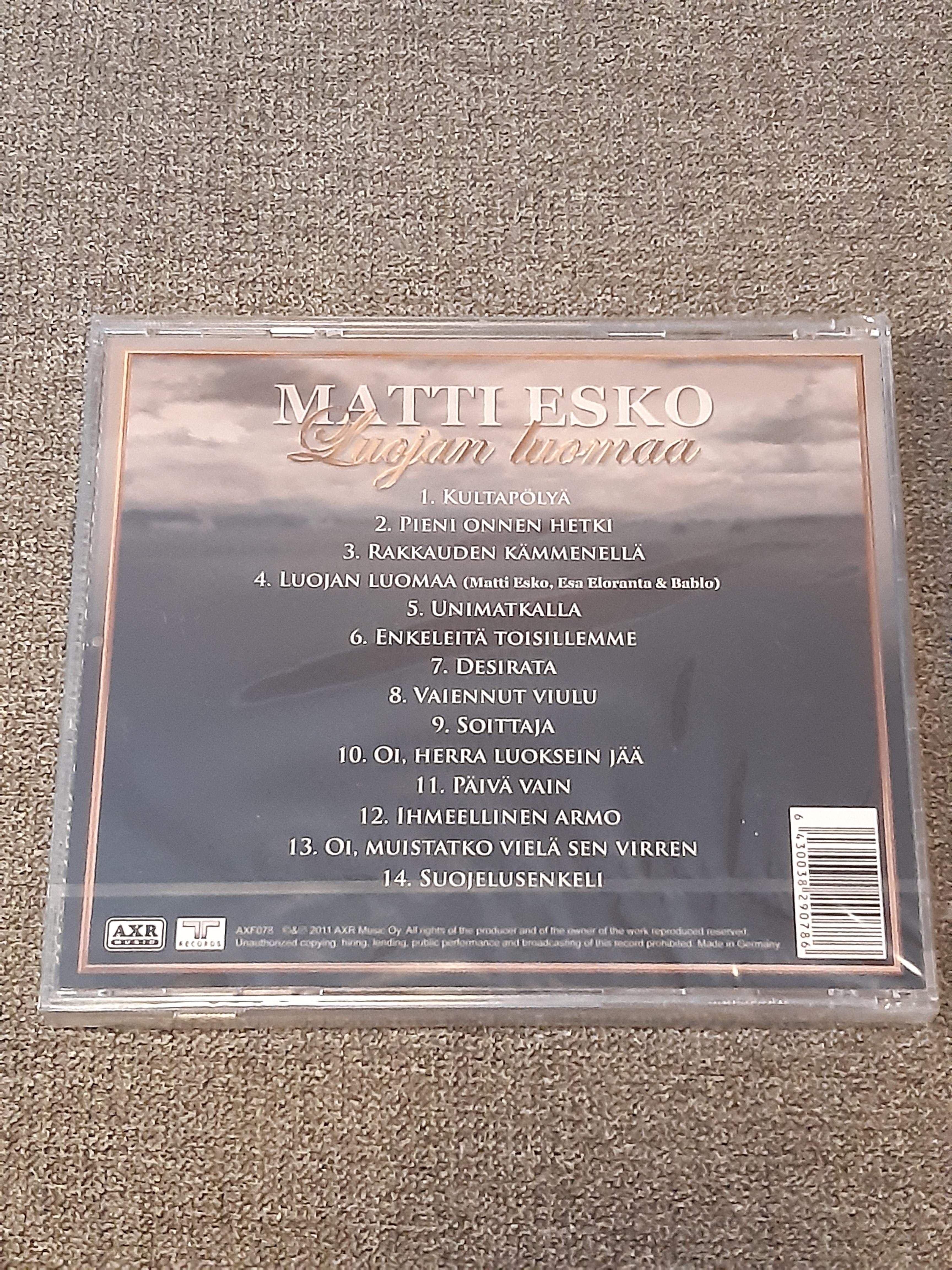 Matti Esko - Luojan luomaa - CD (uusi)