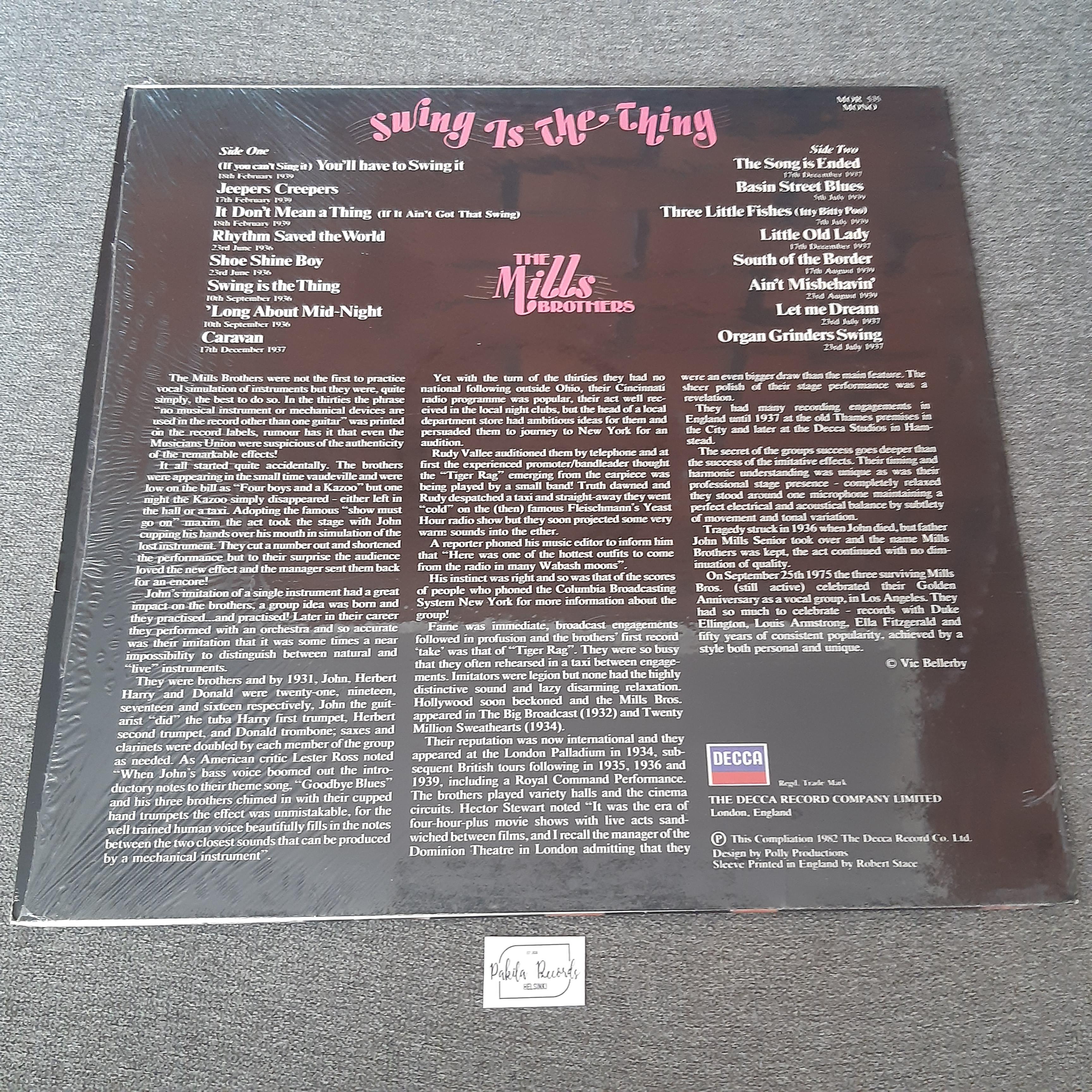 The Mills Brothers - Swing Is The Thing - LP (käytetty)