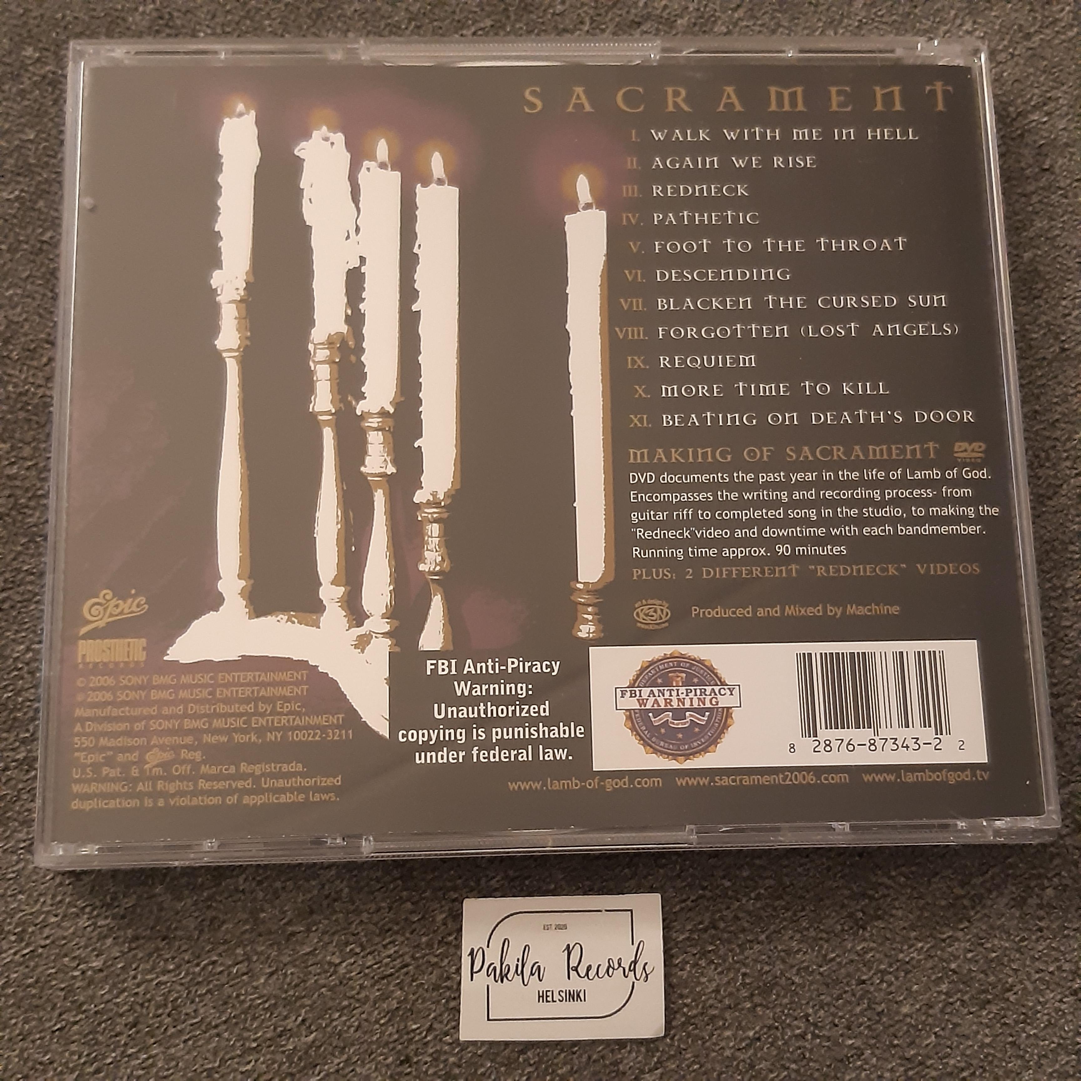 Lamb Of God - Sacramemt - CD + DVD (käytetty)