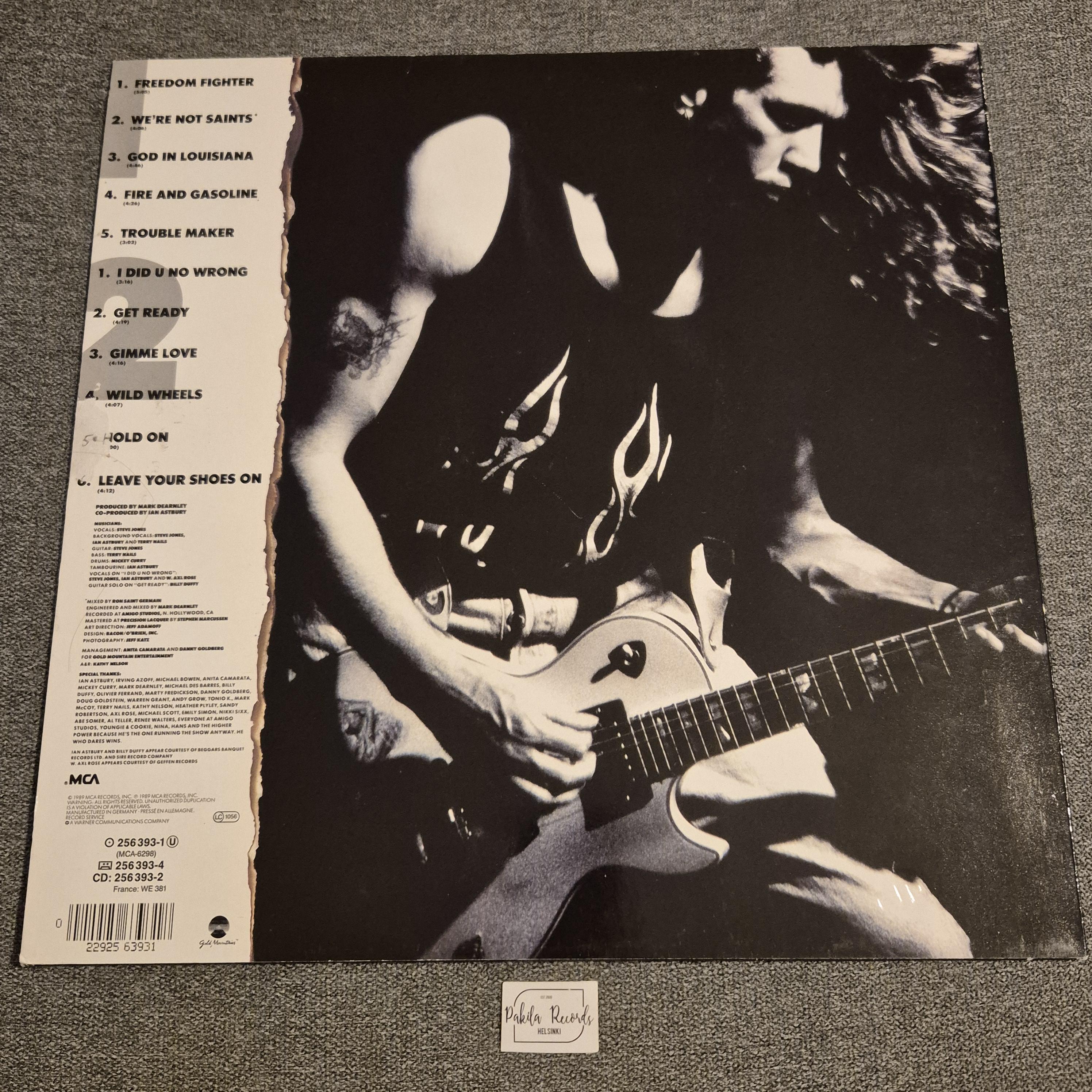 Steve Jones - Fire And Gasoline - LP (käytetty)