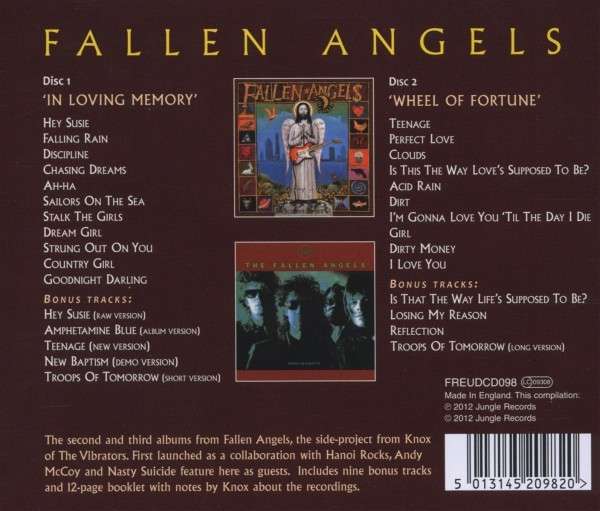 Fallen Angels - In Loving Memory / Wheel Of Fortune - CD (uusi)