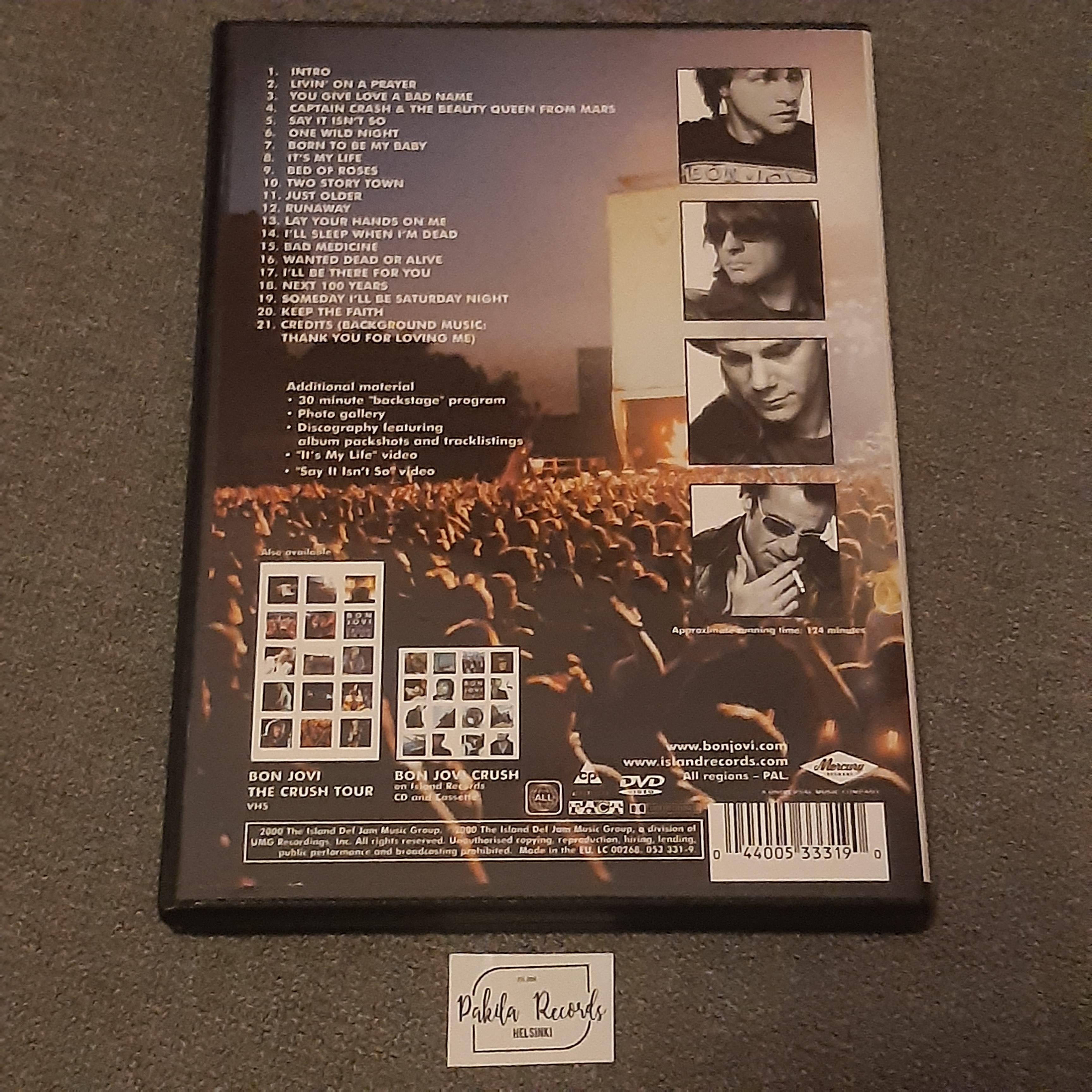 Bon Jovi - The Crush Tour - DVD (käytetty)