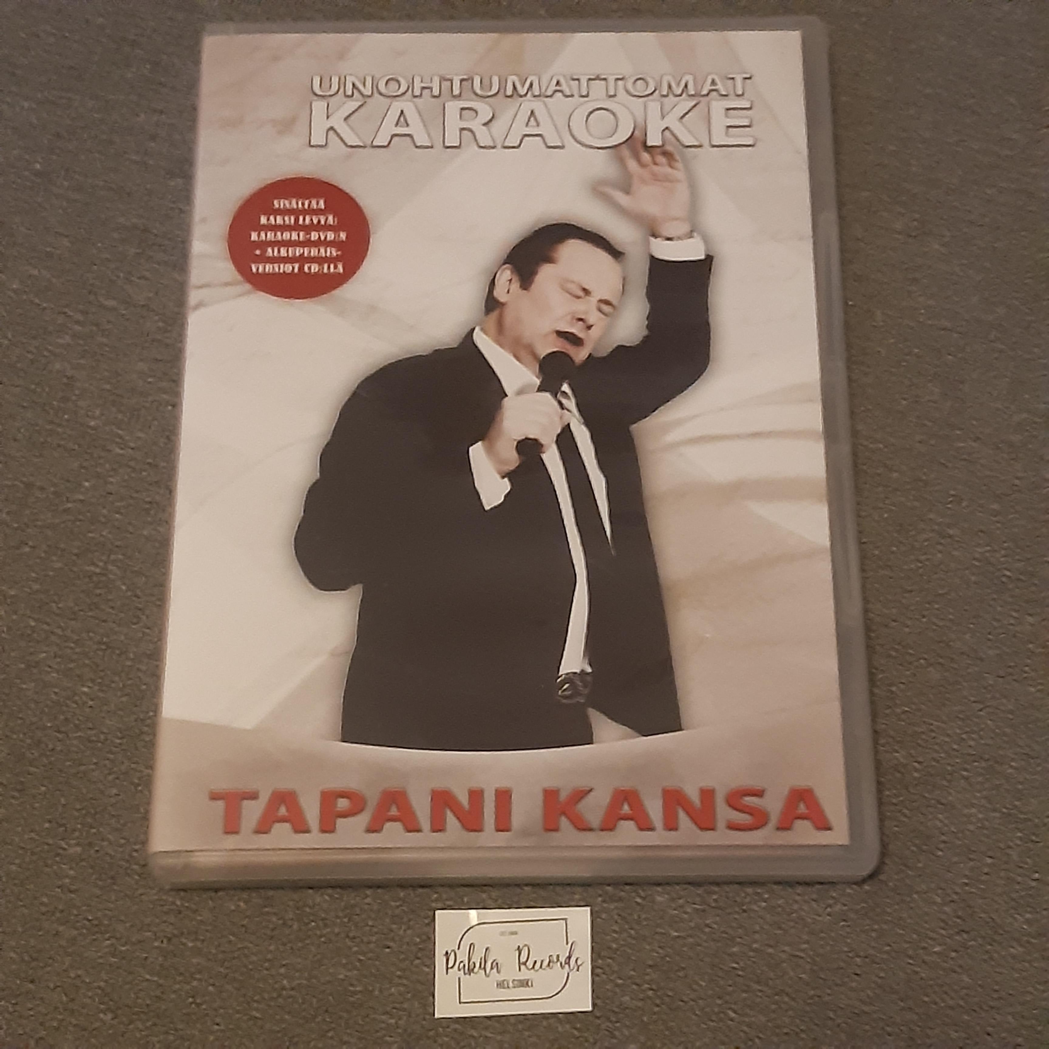 Tapani Kansa - Unohtumattomat Karaoke - DVD + CD (käytetty)