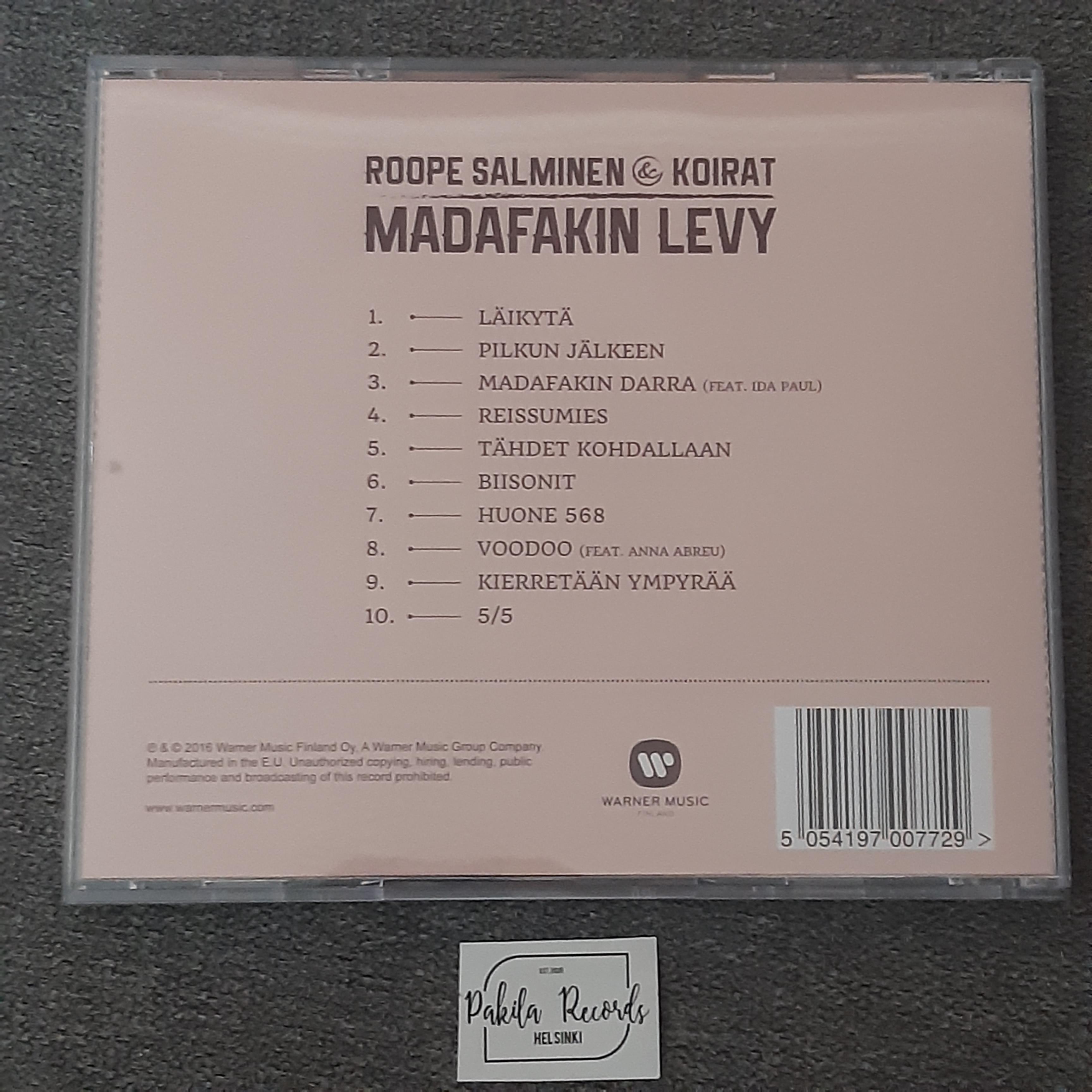 Roope Salminen & Koirat - Madafakin levy - CD (käytetty)
