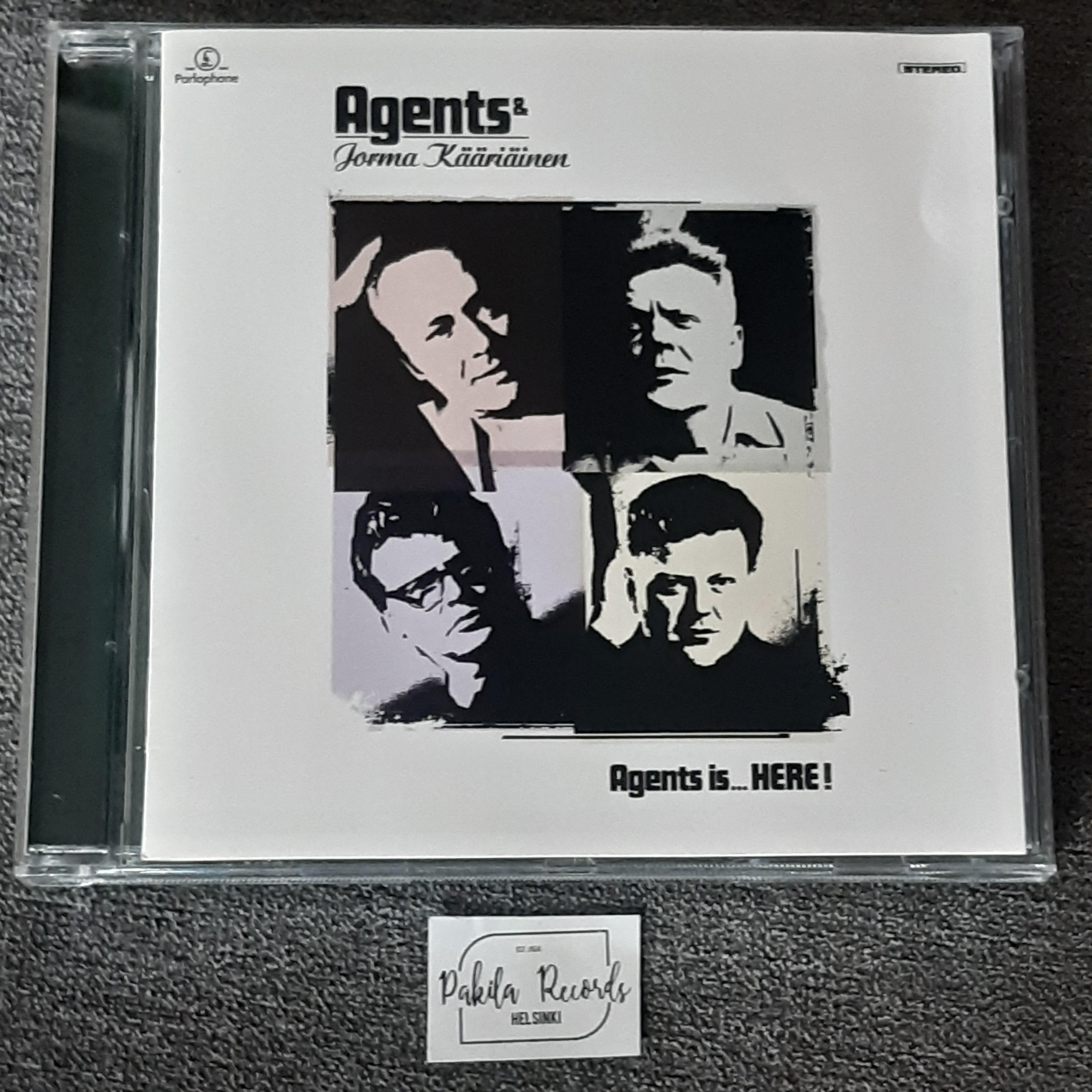 Agents & Jorma Kääriäinen - Agents is...Here! - CD (käytetty)