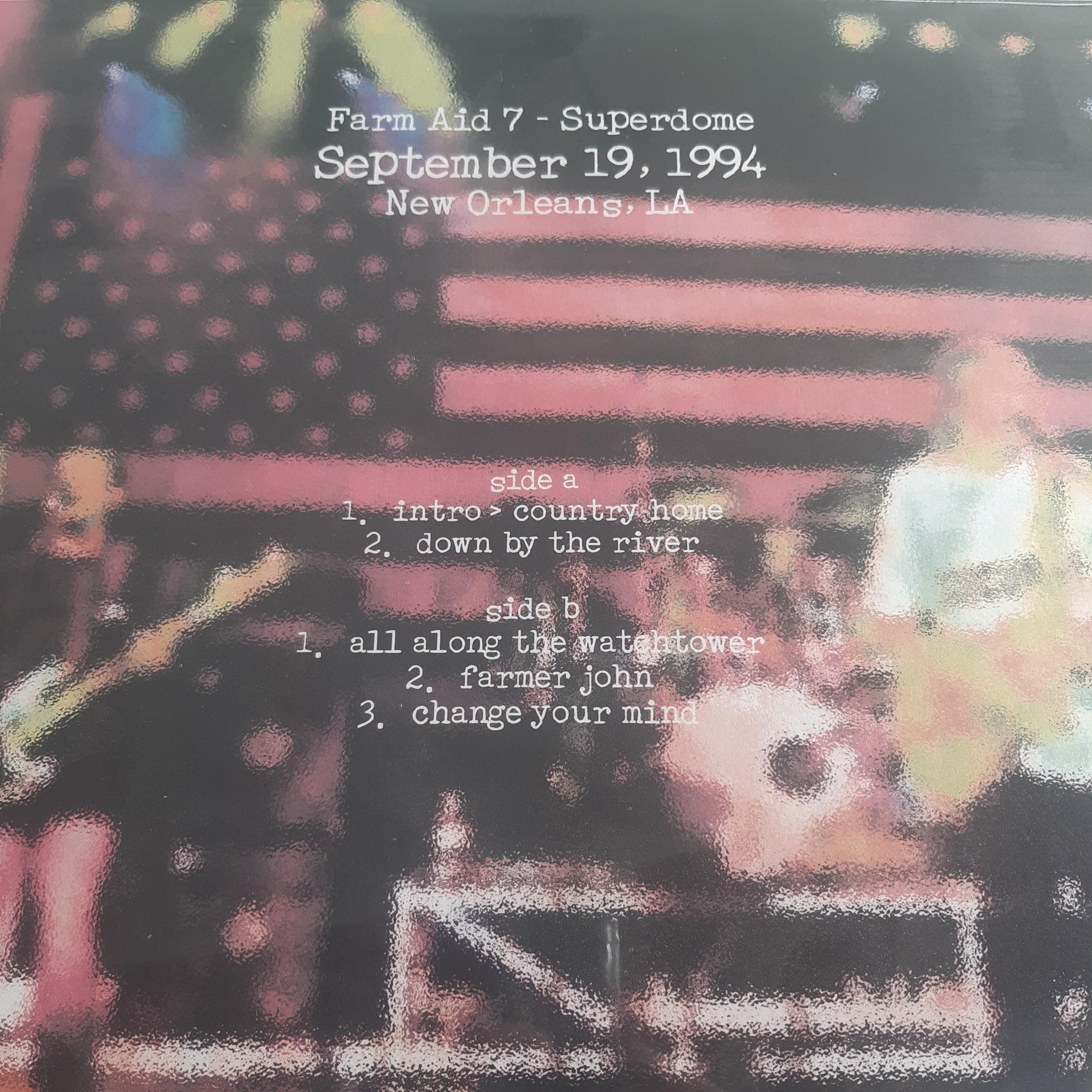 Neil Young & Crazy Horse - Live At Farm Aid 7 In New Orleans 1994 - LP (uusi)