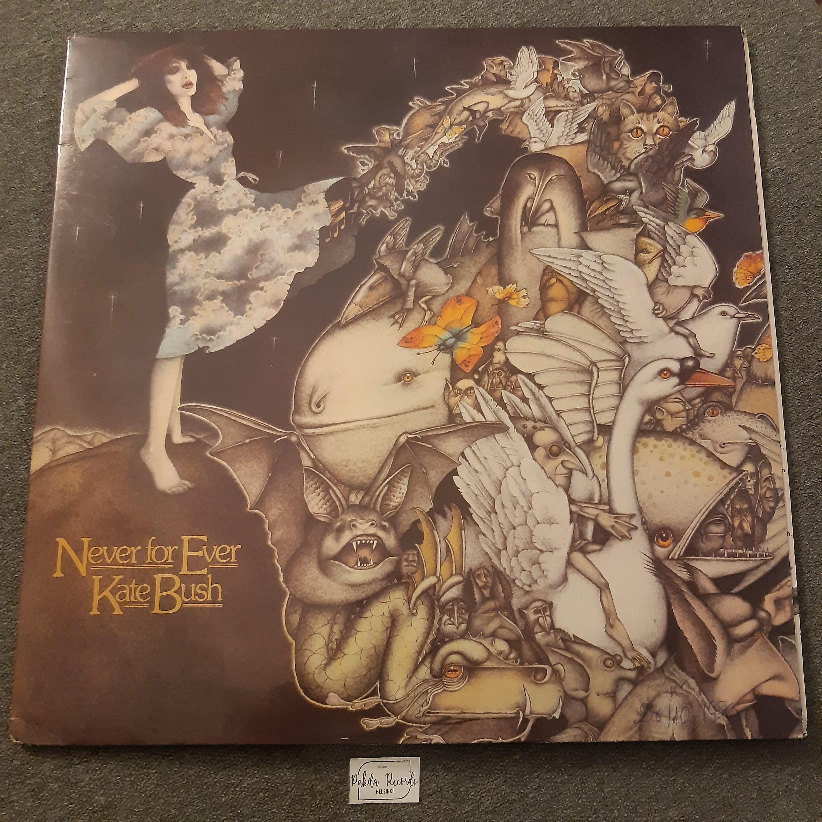 Kate Bush - Never For Ever - LP (käytetty)