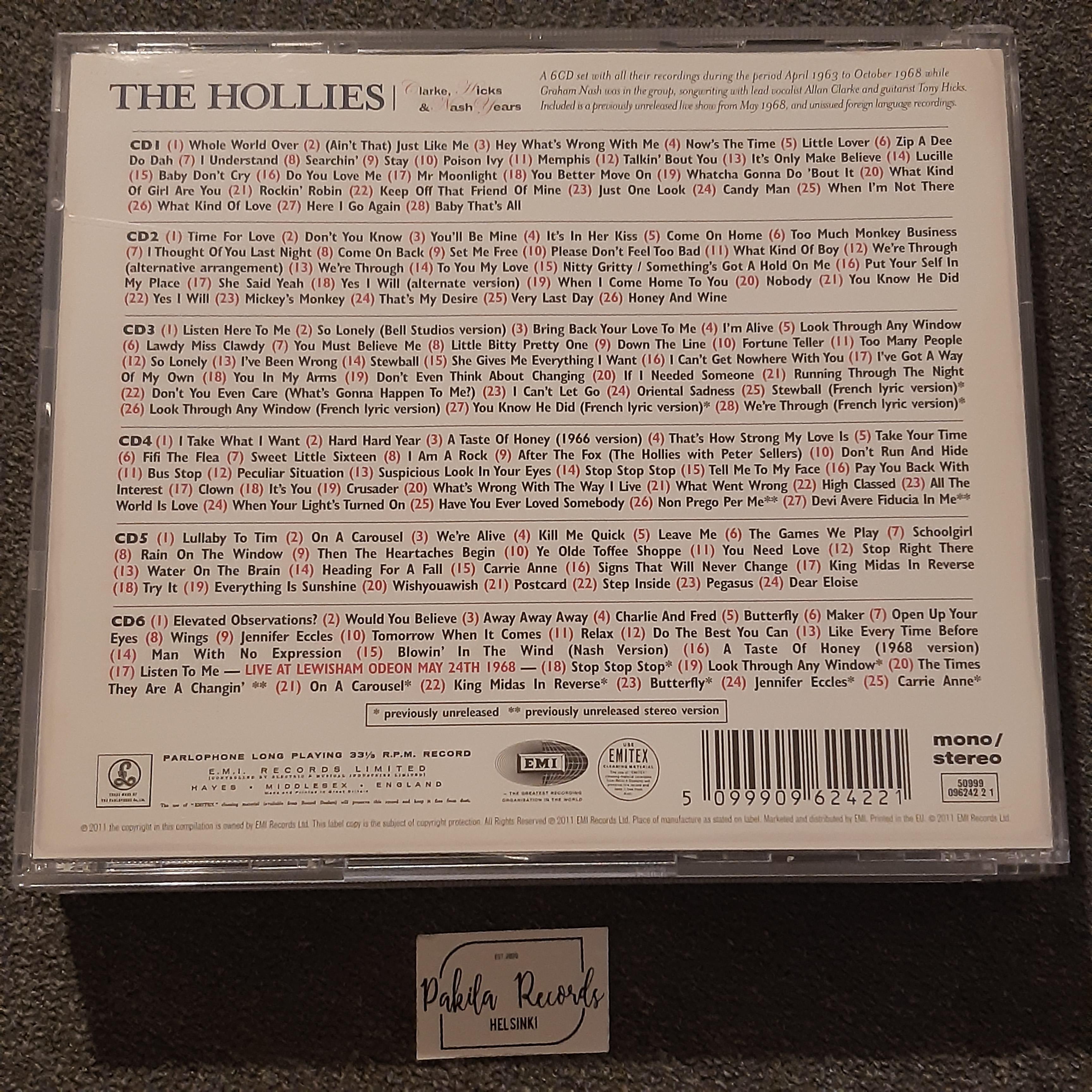 The Hollies - Clarke, Hicks & Nash Years - 6 CD (käytetty)