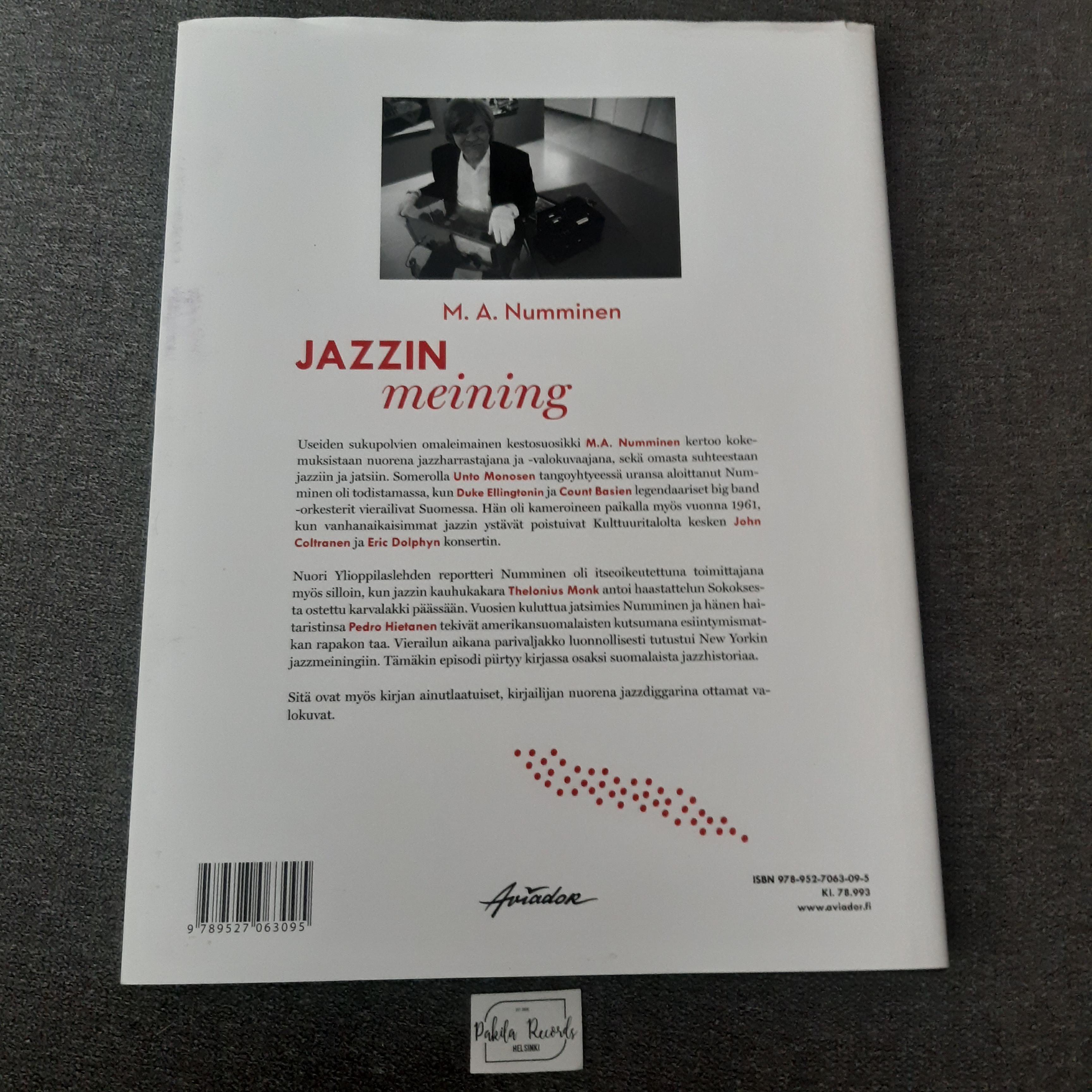 Jazzin meining - M.A. Numminen - Kirja (käytetty)