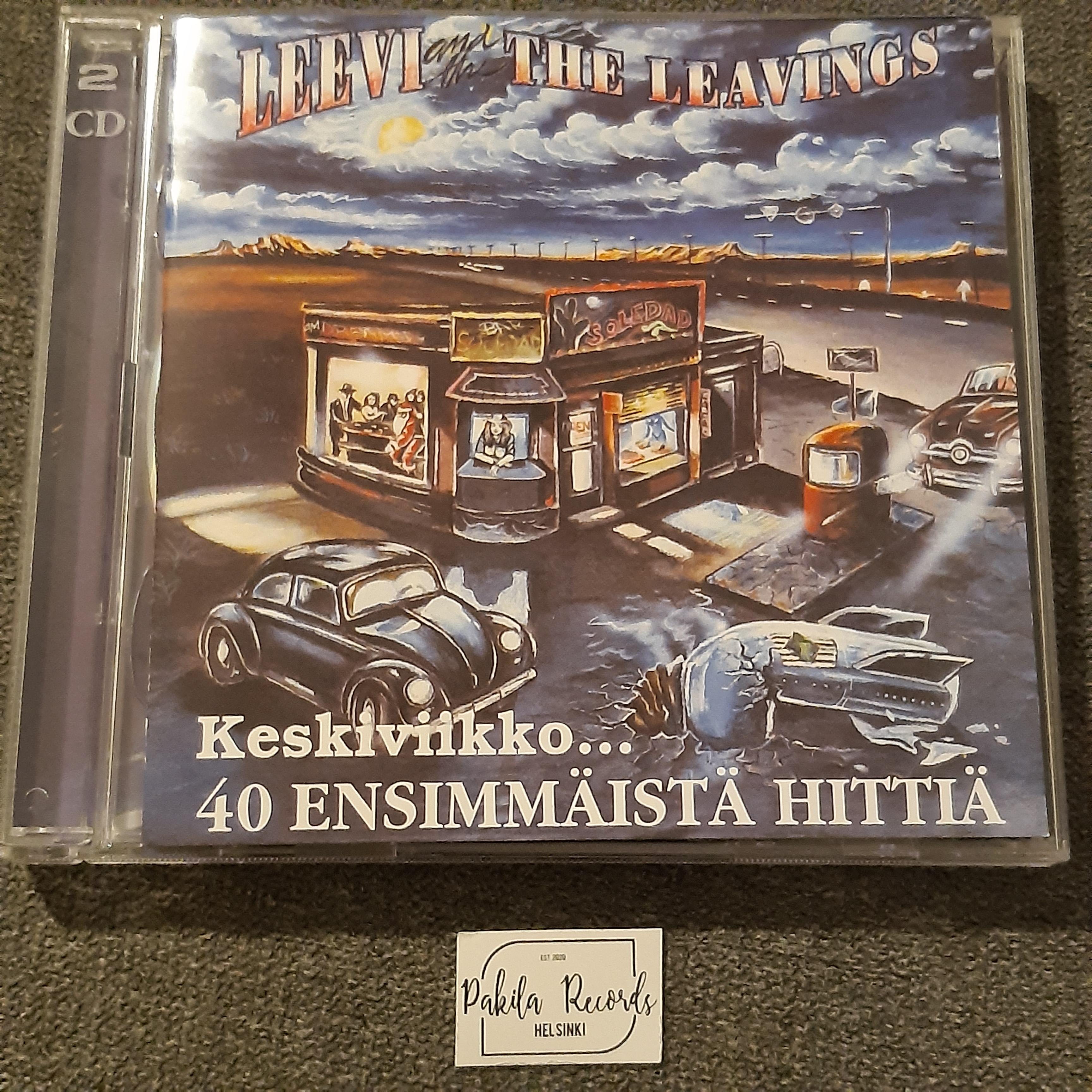 Leevi And The Leavings - Keskiviikko... 40 ensimmäistä hittiä - 2 CD (käytetty)