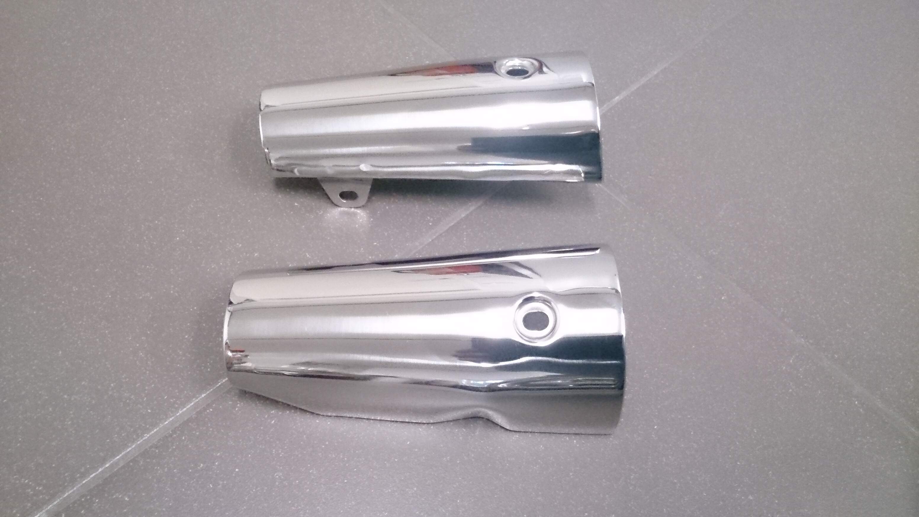 Heat shields for exhaust system (pair)