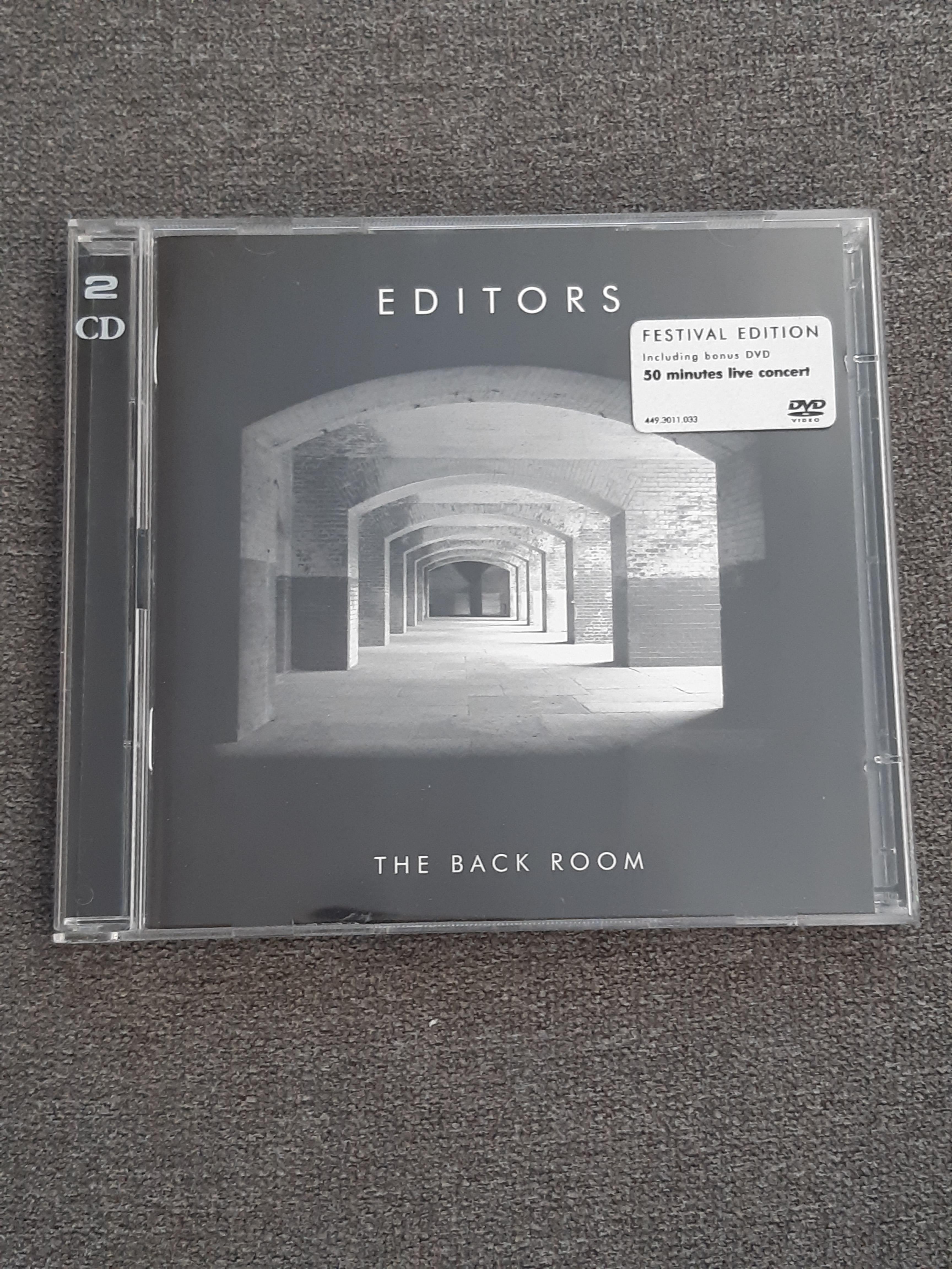 Editors - The Back Room - CD + DVD (käytetty)