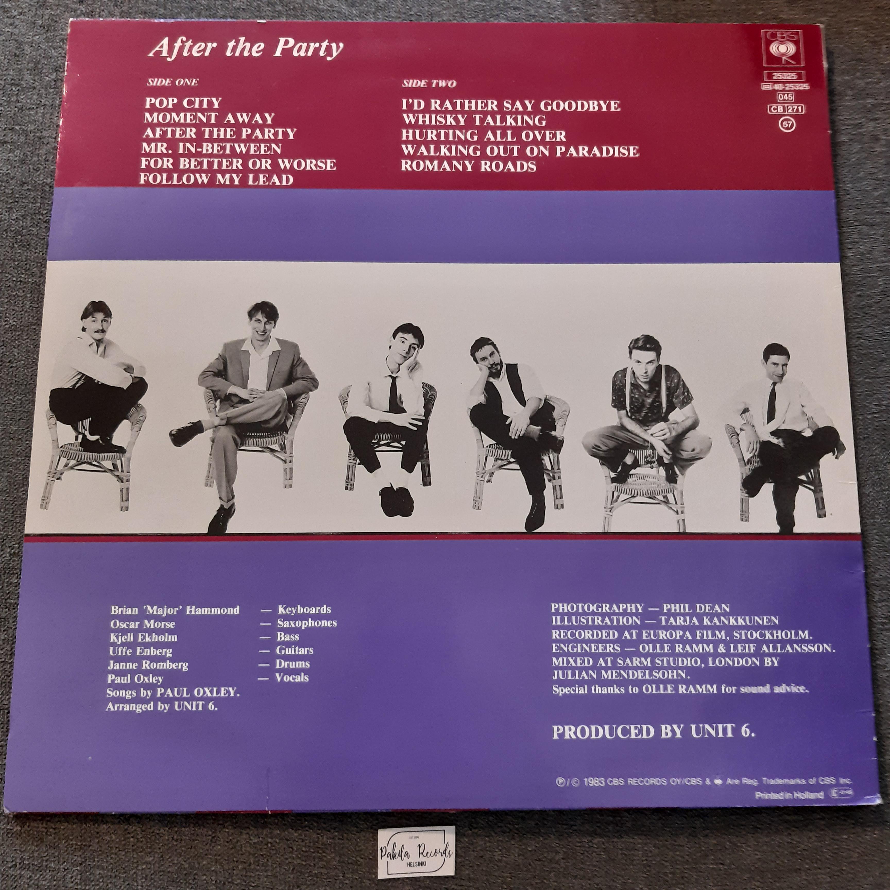 Unit 6 - After The Party - LP (käytetty)