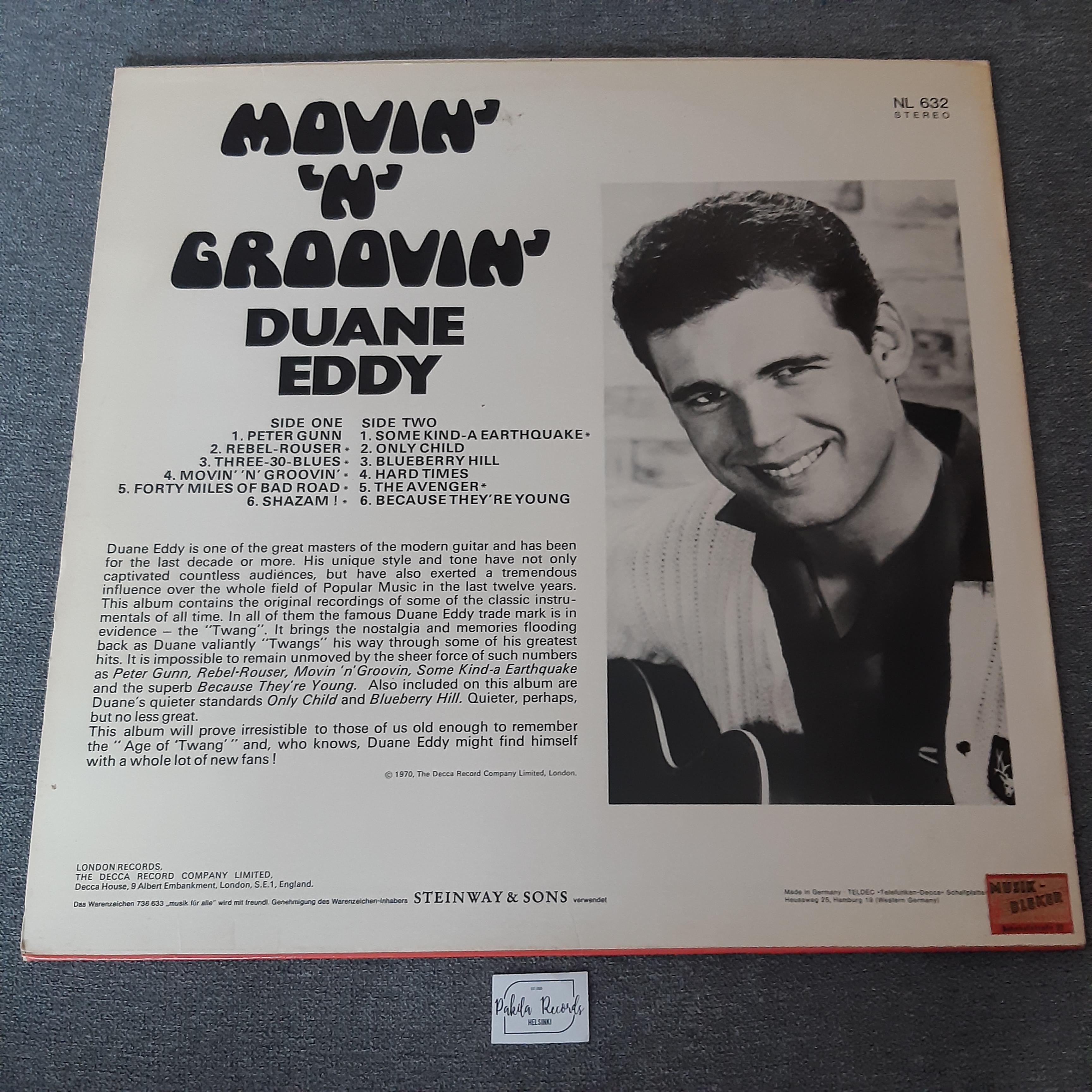Duane Eddy - Movin' 'N' Groovin' - LP (käytetty)
