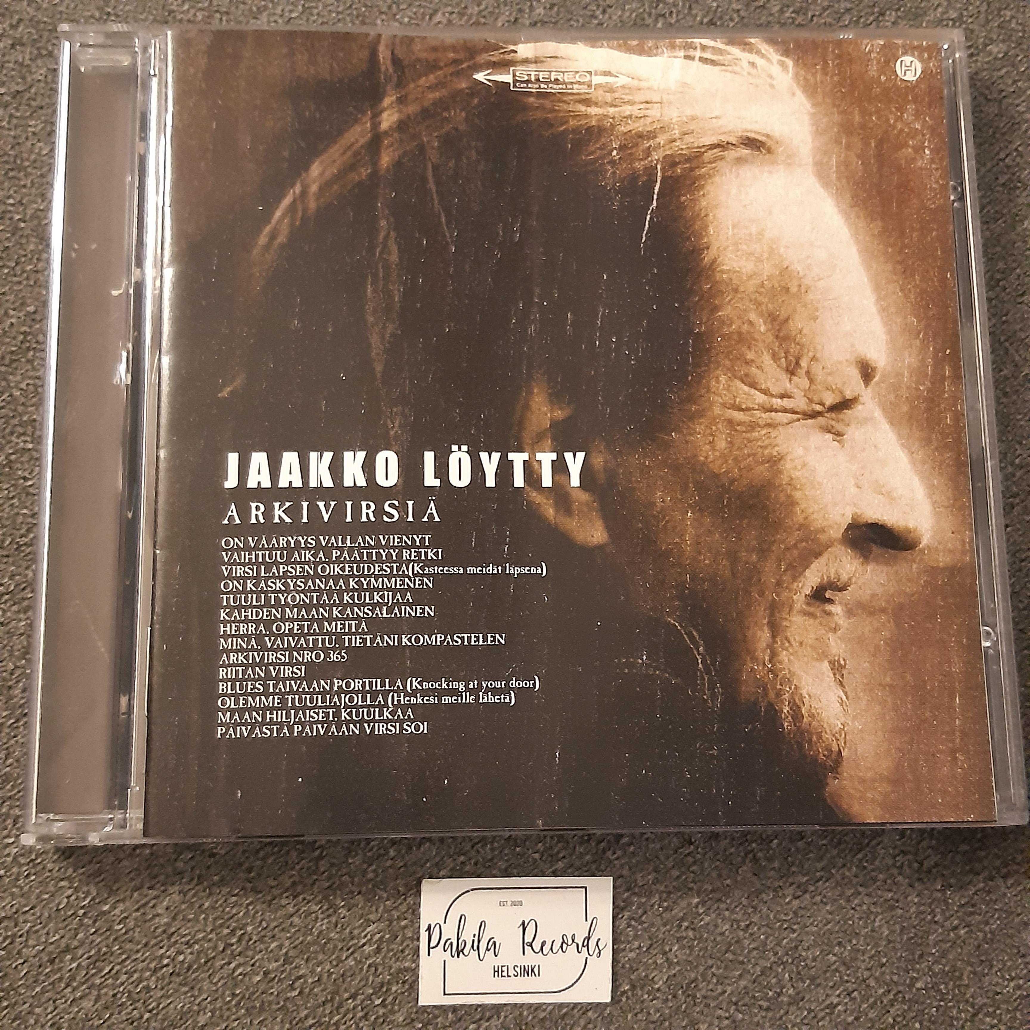 Jaakko Löytty - Arkivirsiä - CD (käytetty)