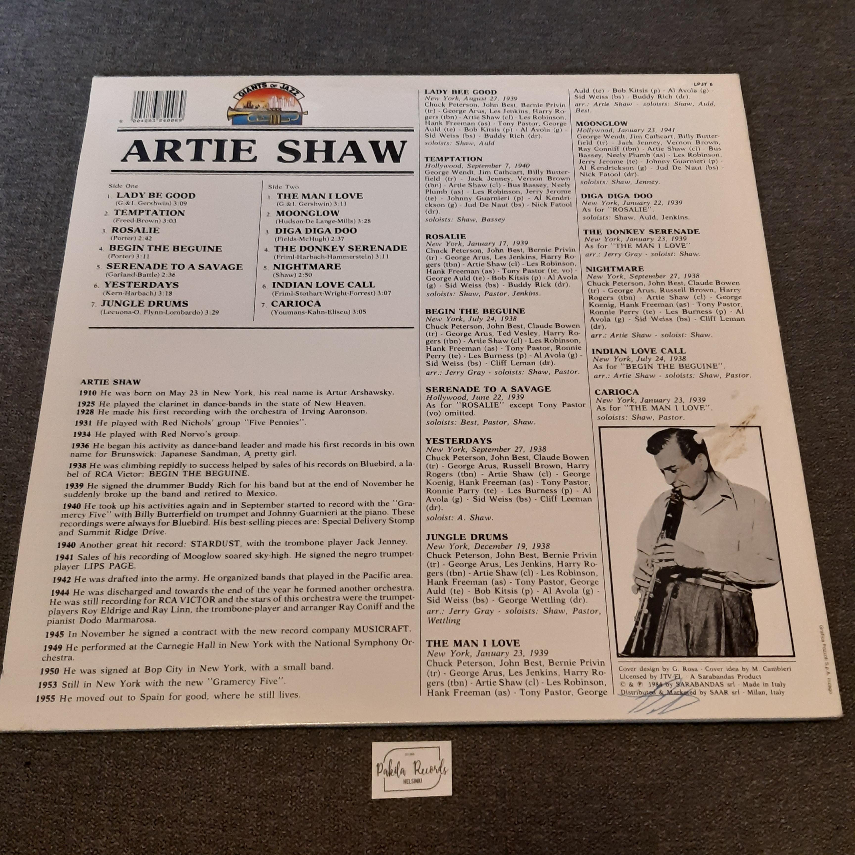 Artie Shaw - Artie Shaw - LP (käytetty)