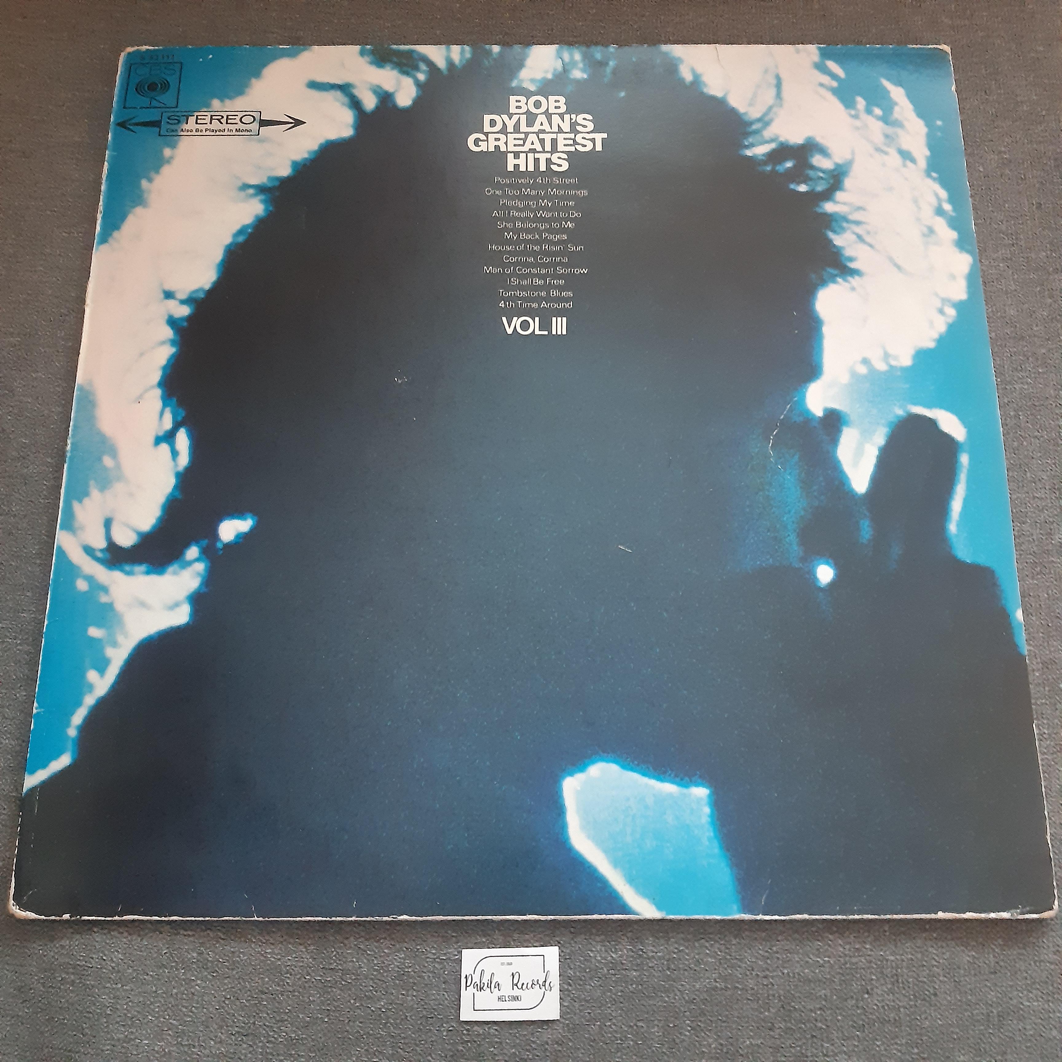 Bob Dylan - Bob Dylan's Greatest Hits Vol III - LP (käytetty)