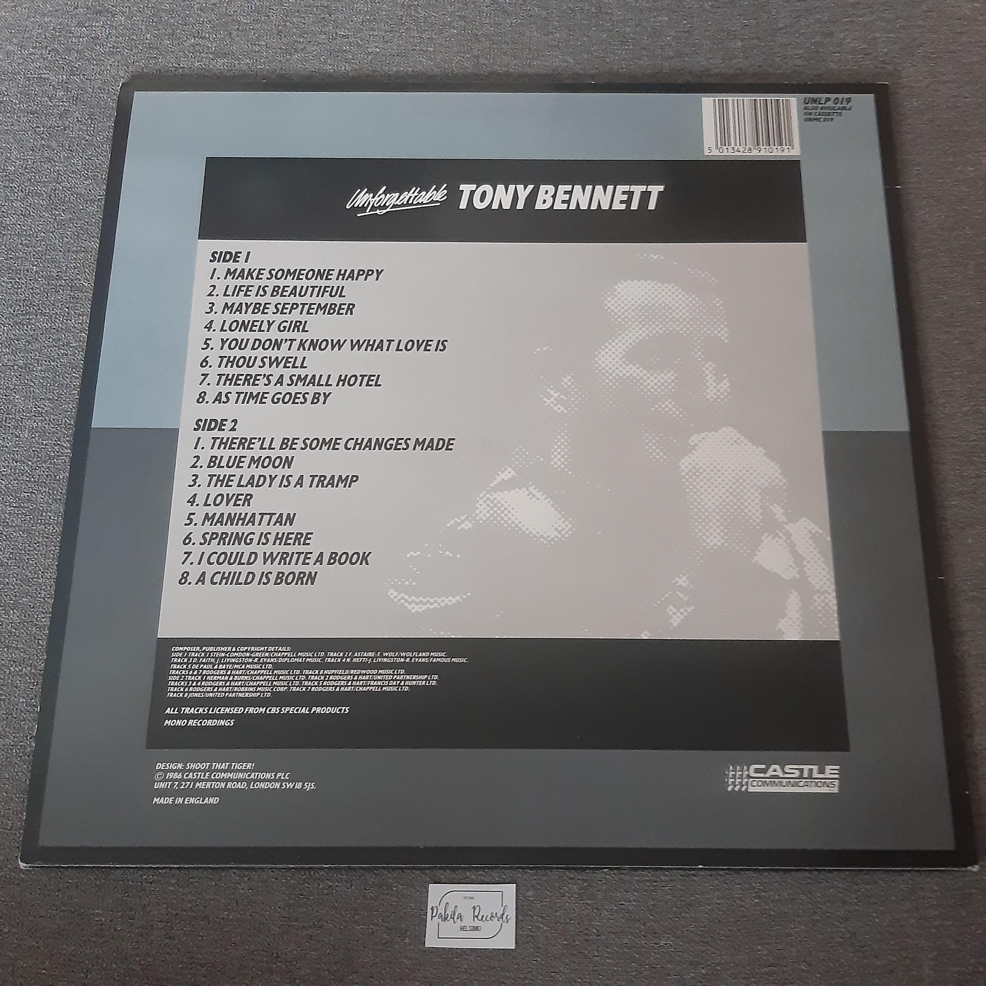 Tony Bennett - Unforgettable 16 Golden Classics - LP (käytetty)