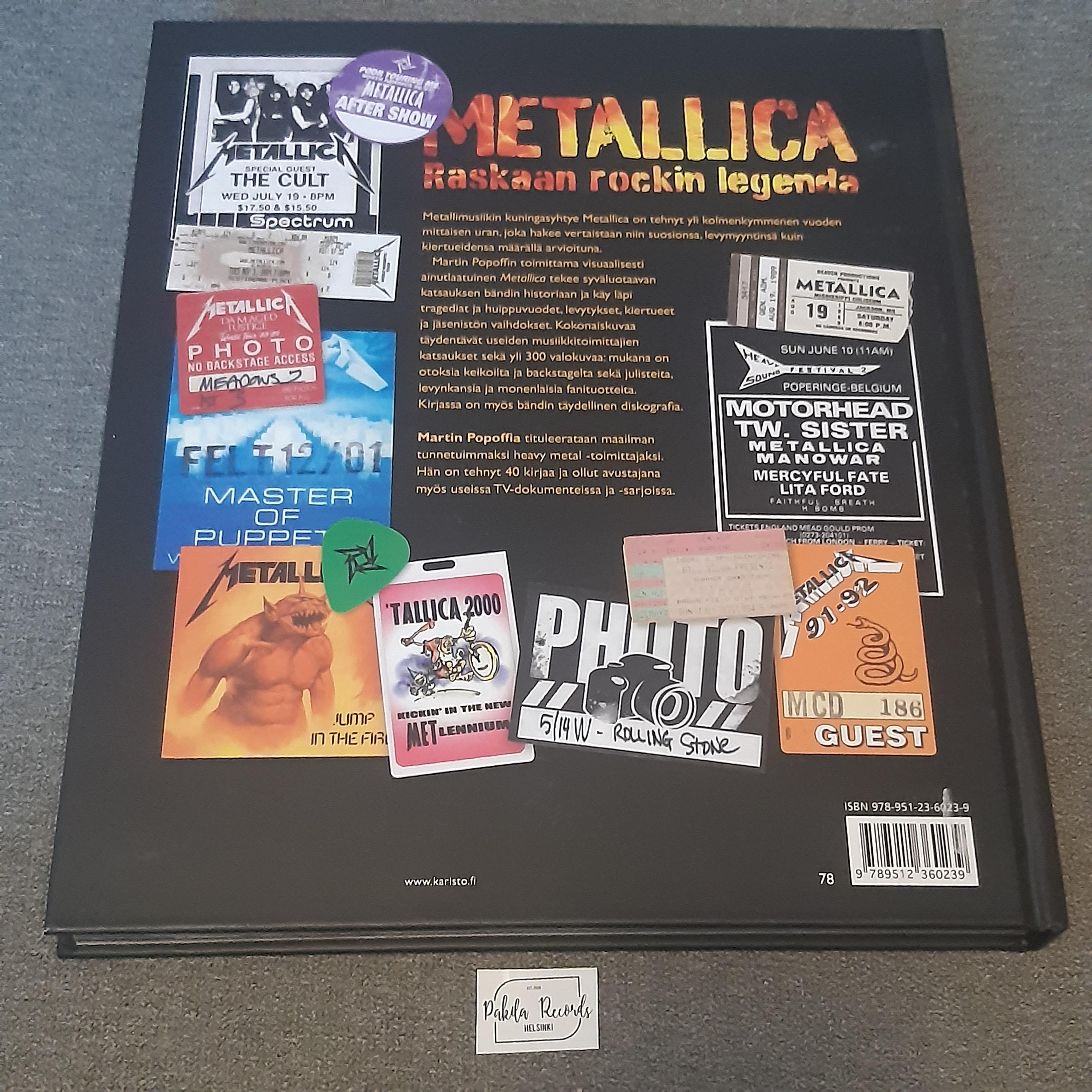Metallica, Raskaan rockin legenda - Kirja (käytetty)