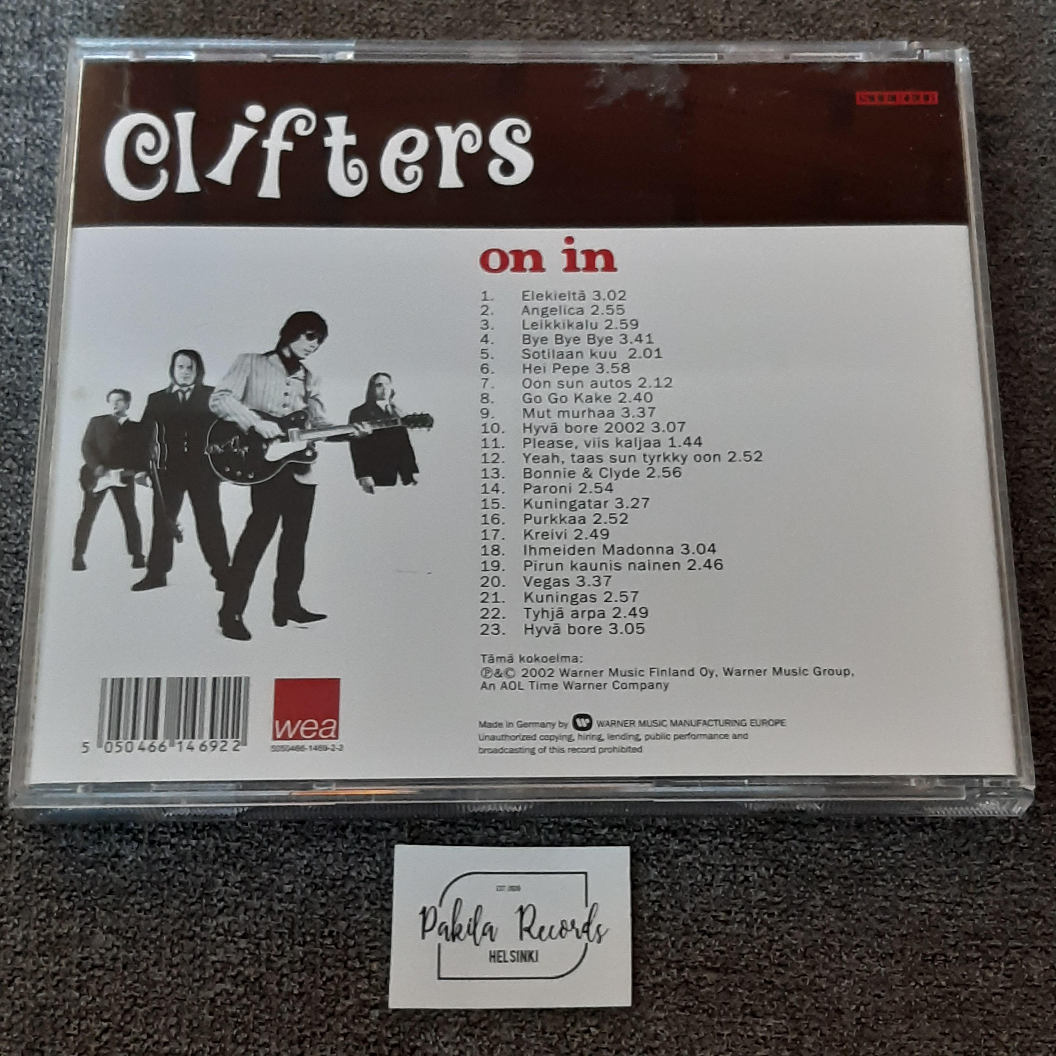 Clifters - On in - CD (käytetty)