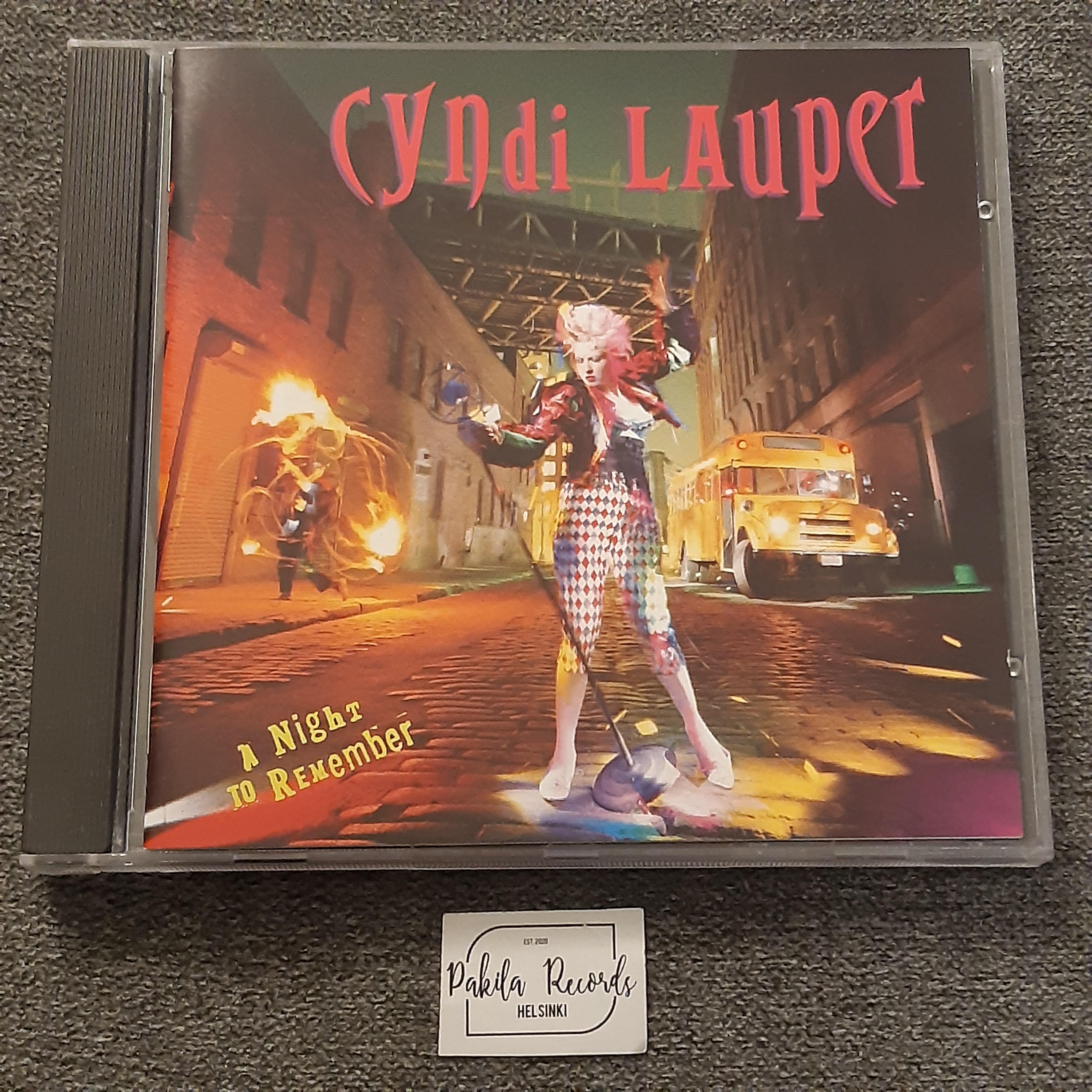 Cyndi Lauper - A Night To Remember - CD (käytetty)