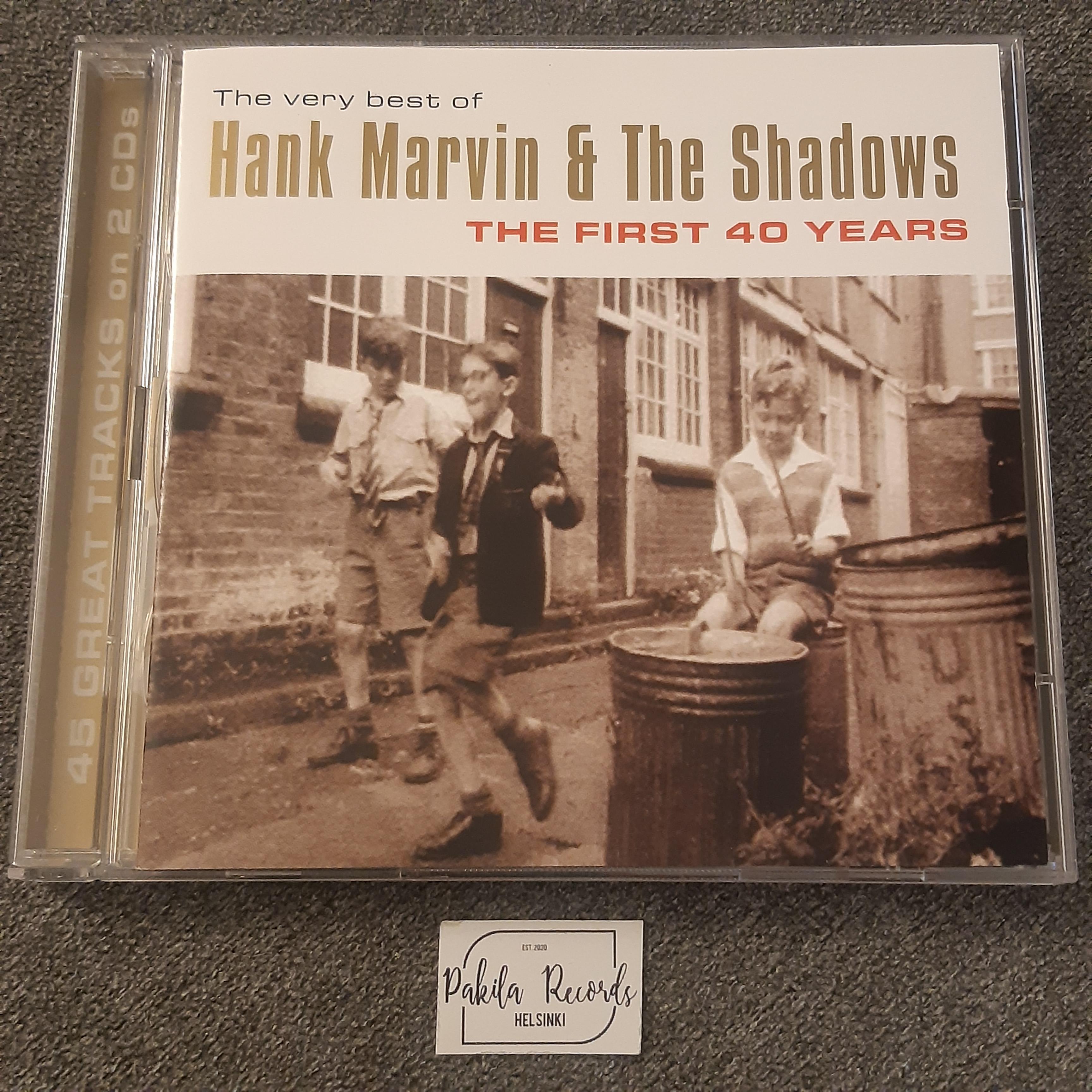 Hank Marvin & The Shadows - The Very Best Of,  The First 40 Years - 2 CD (käytetty)