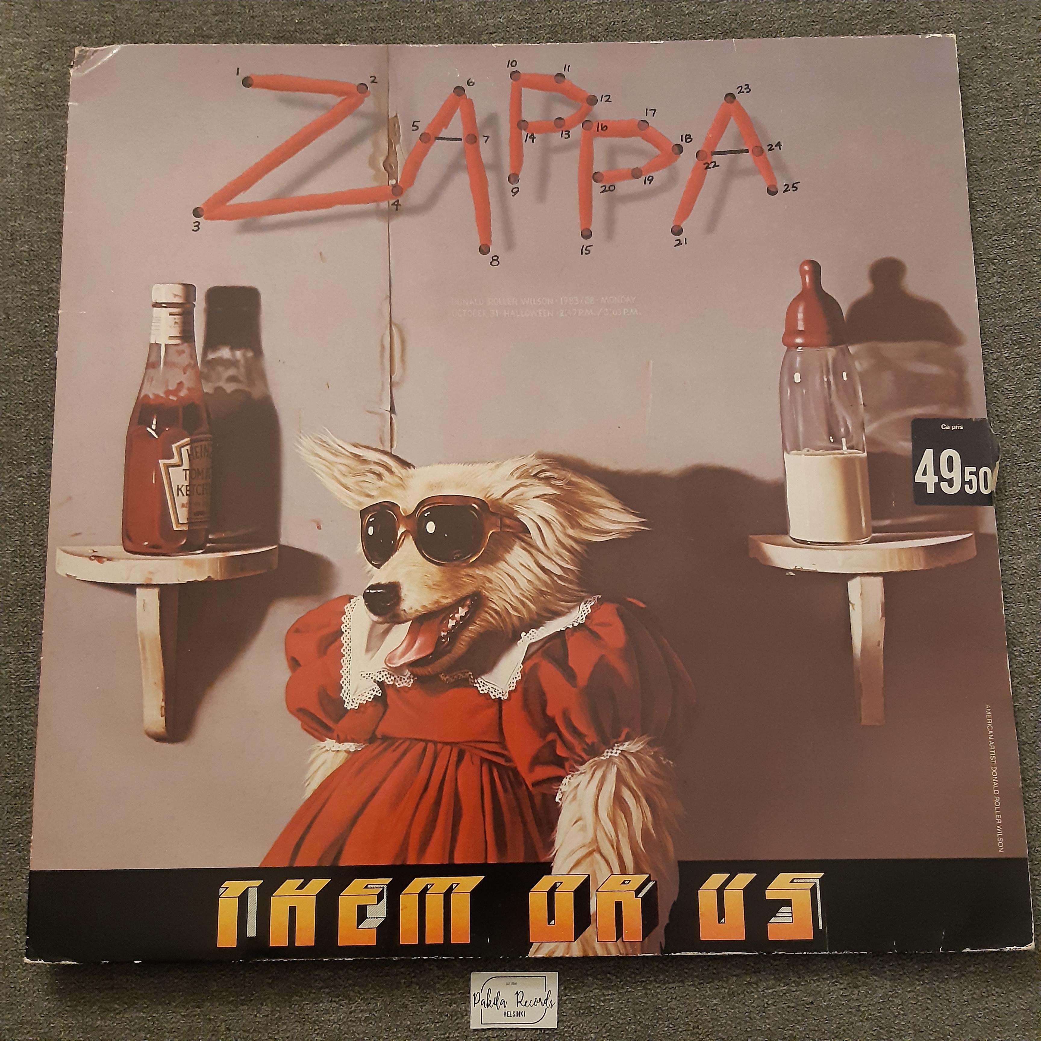 Frank Zappa - Them Or Us - 2 LP (käytetty)