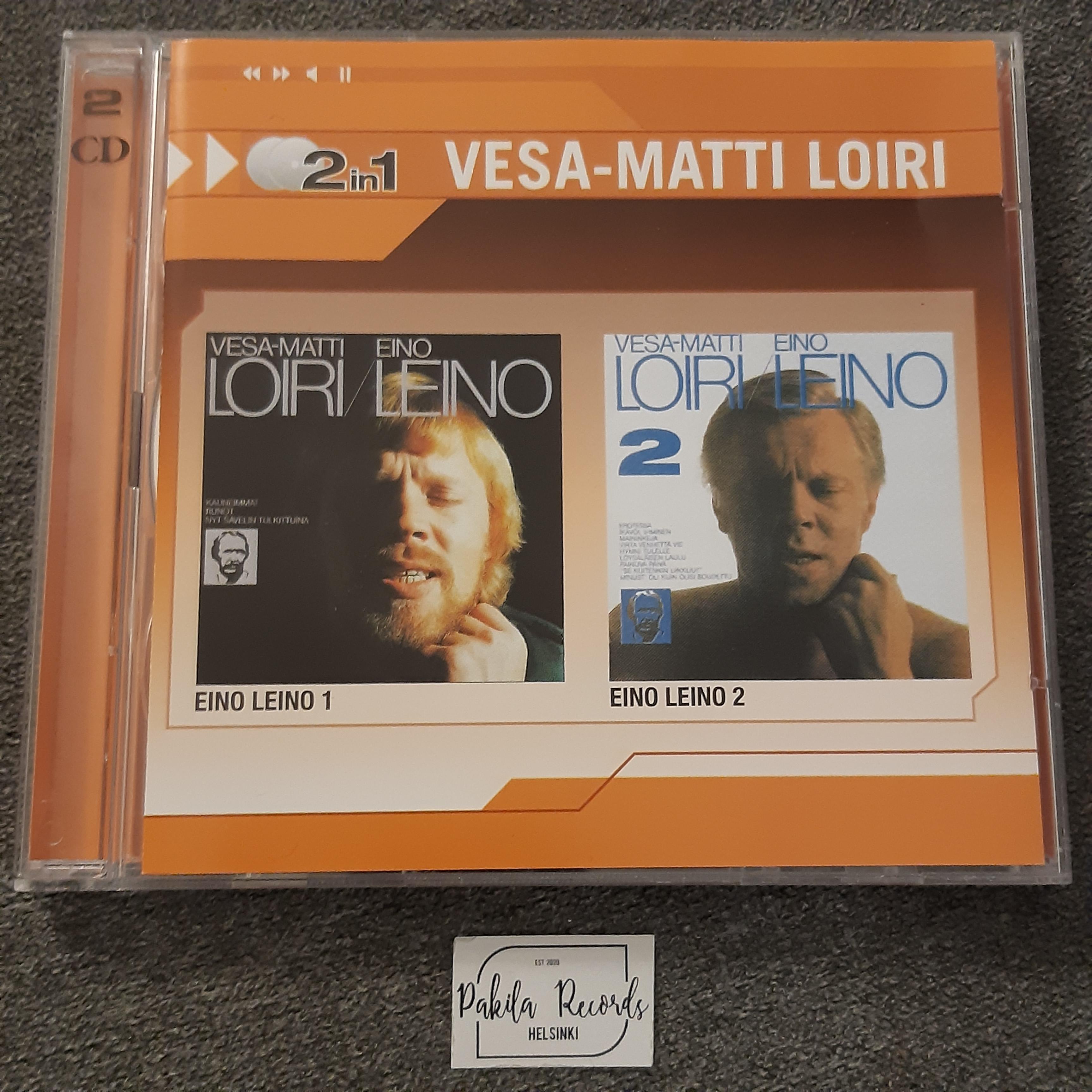 Vesa-Matti Loiri - Eino Leino 1 / Eino Leino 2 - 2 CD (käytetty)