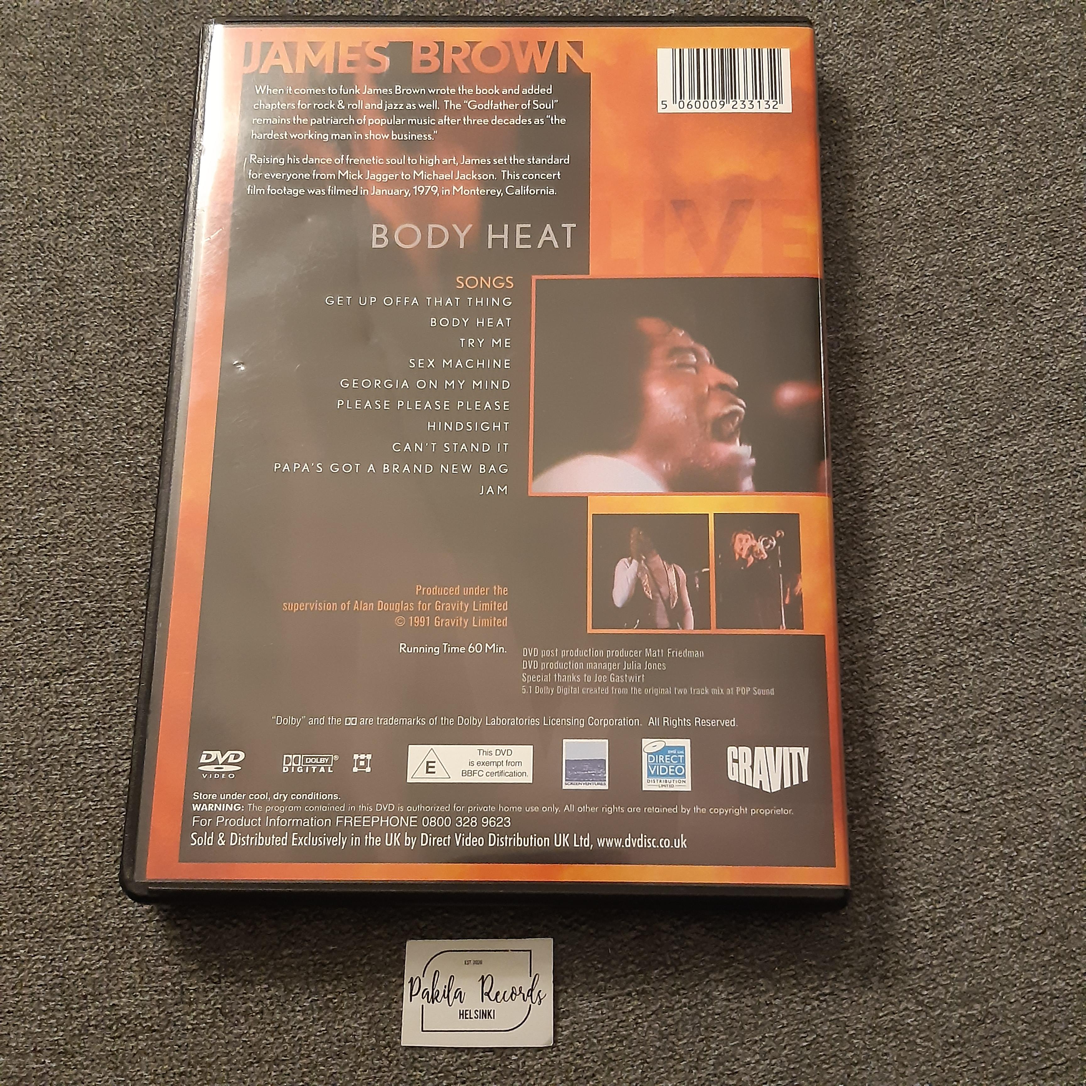 James Brown - Body Heat - DVD (käytetty)