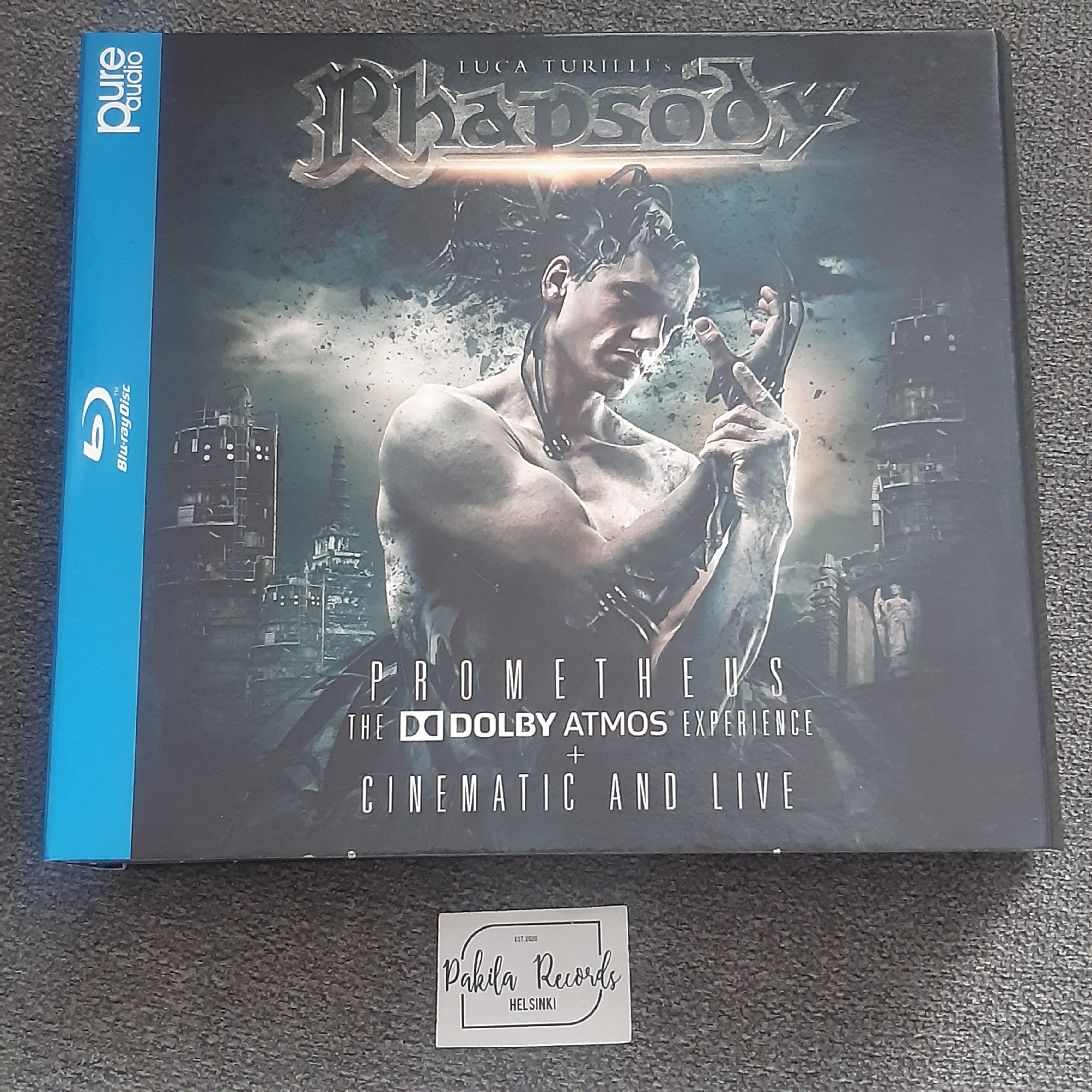 Luca Turilli's Rhapsody - Prometheus (The Dolby Atmos Experience) - 2 CD + Blu-ray (käytetty)