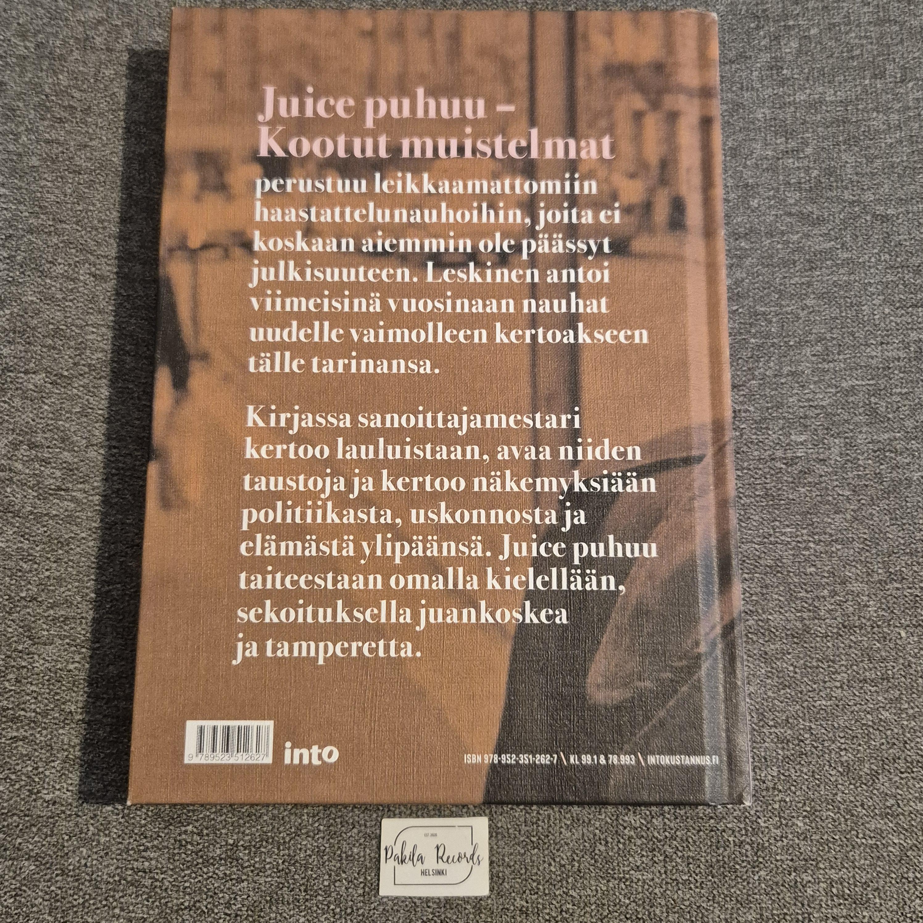 Juice puhuu, Kootut muistelmat Vol.1 - Kirja (käytetty)