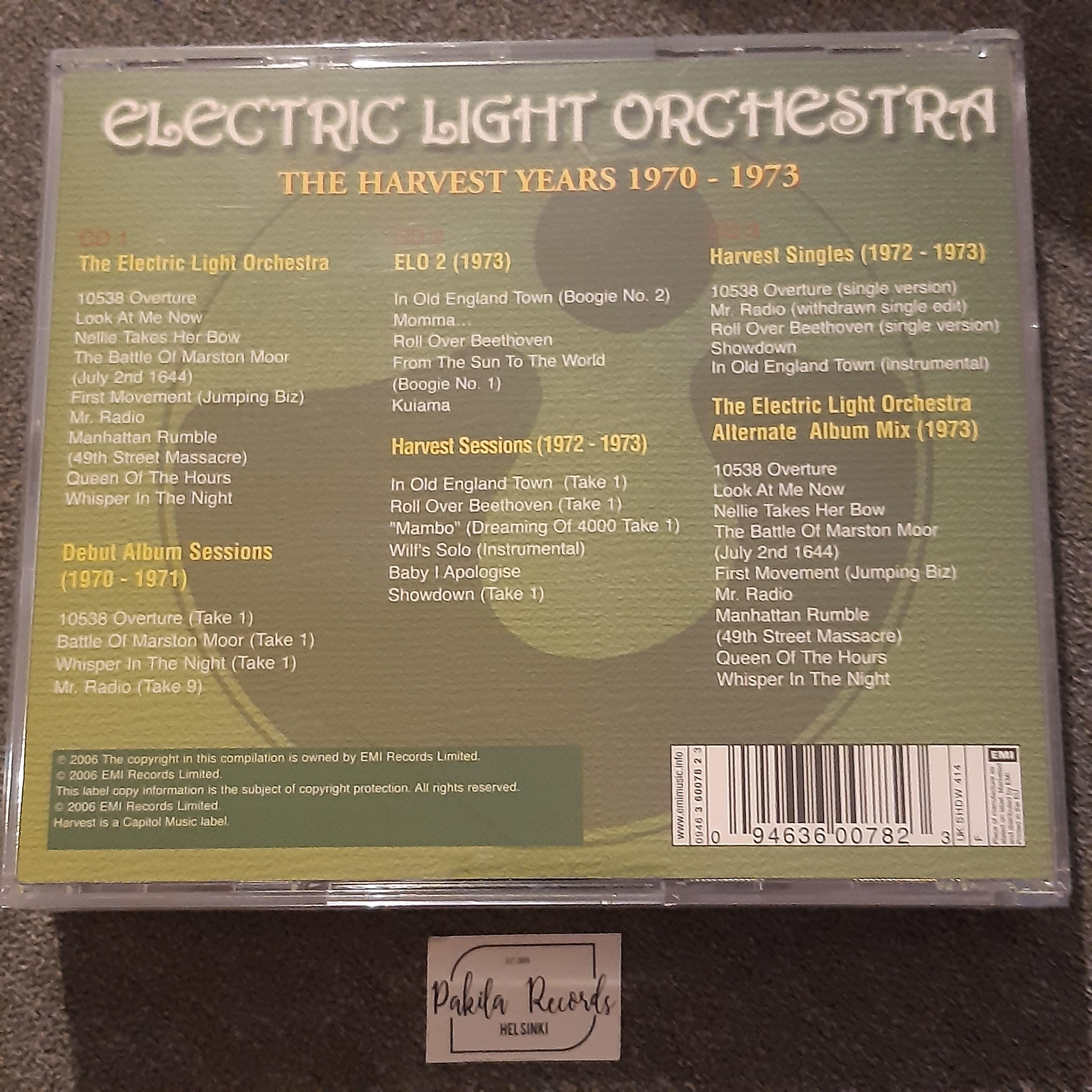 Electric Light Orchestra - The Harvest Years 1970-1973 - 3 CD (käytetty)
