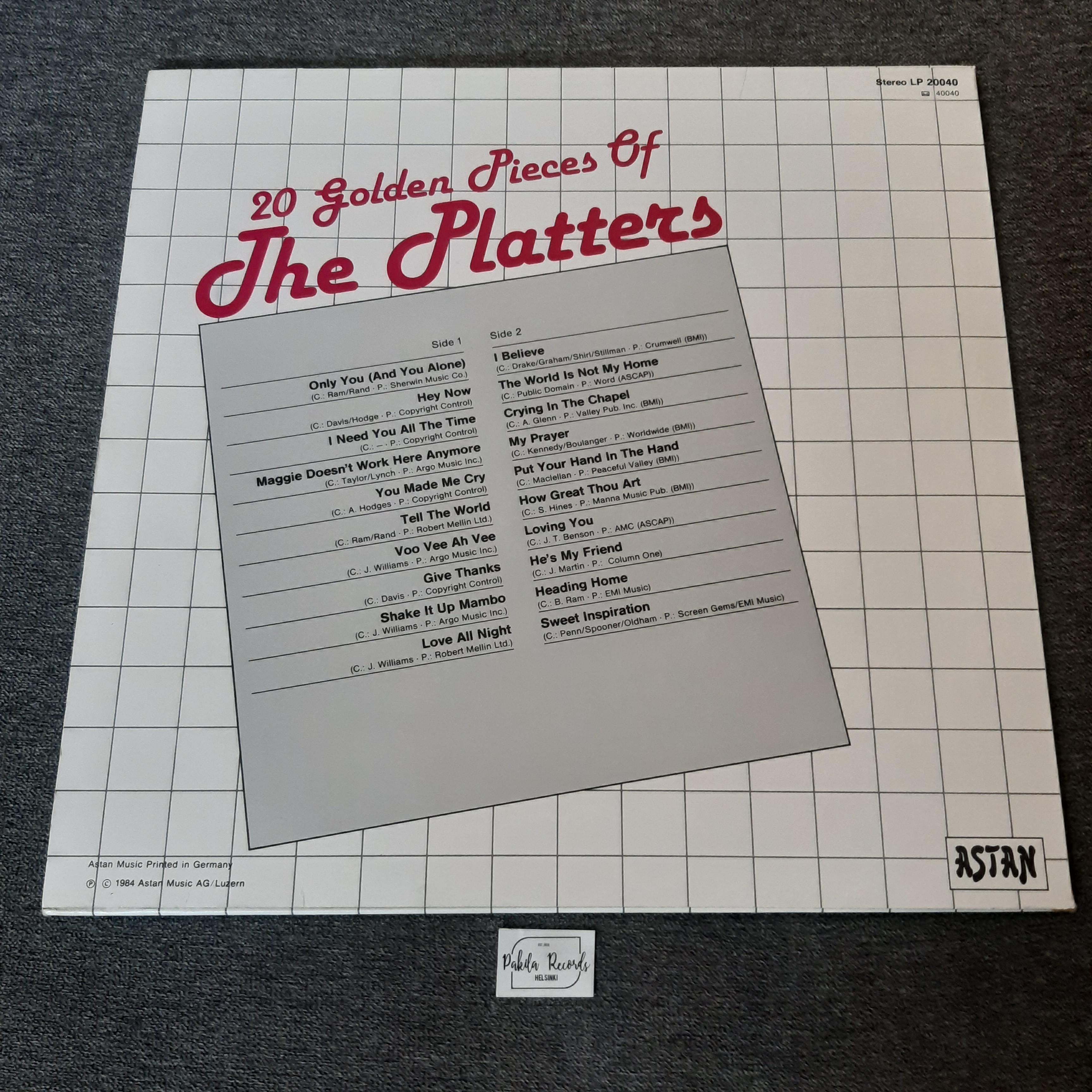 The Platters - 20 Golden Pieces Of The Platters - LP (käytetty)