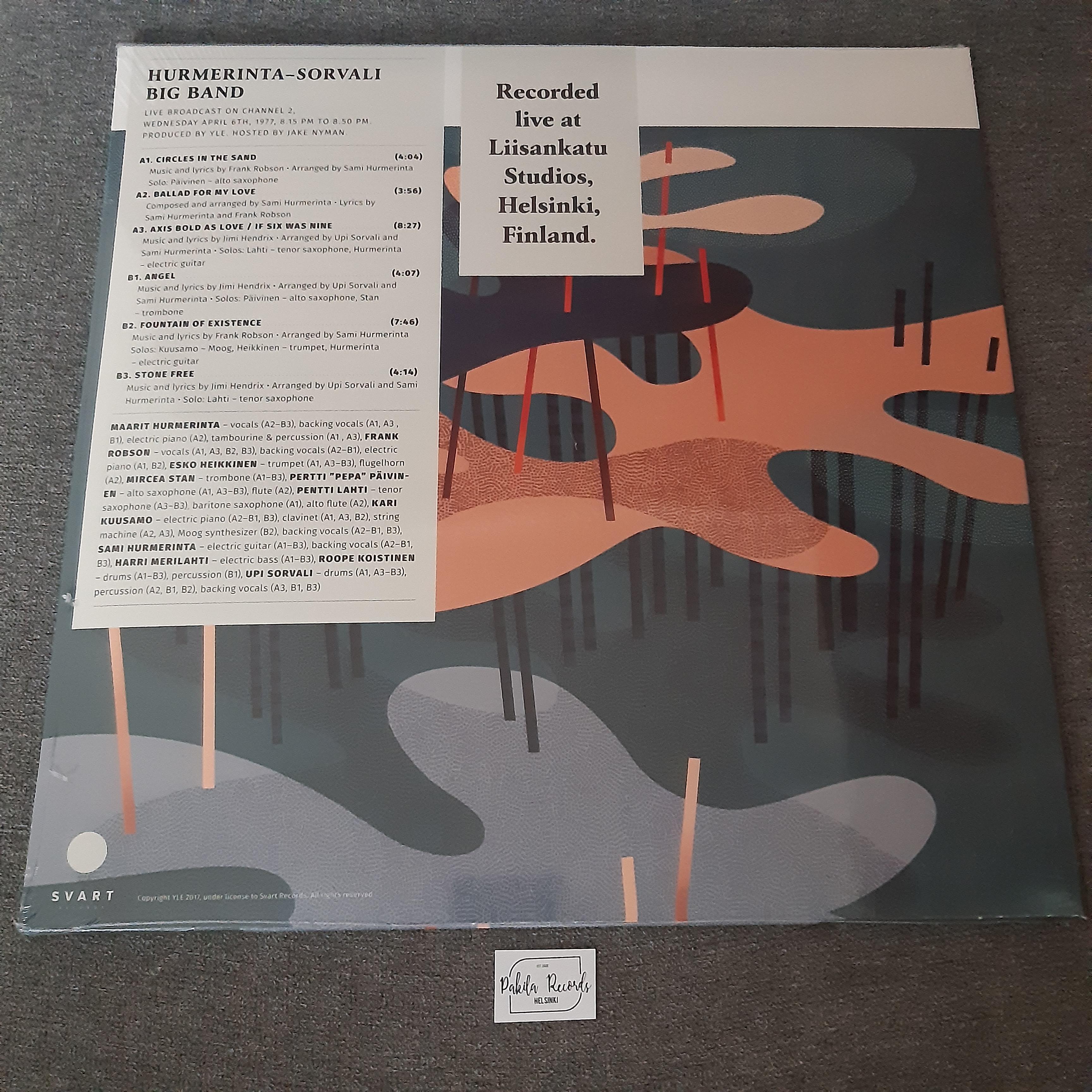 Hurmerinta-Sorvali Big Band 1977 - Pop Liisa 10 - LP (uusi)