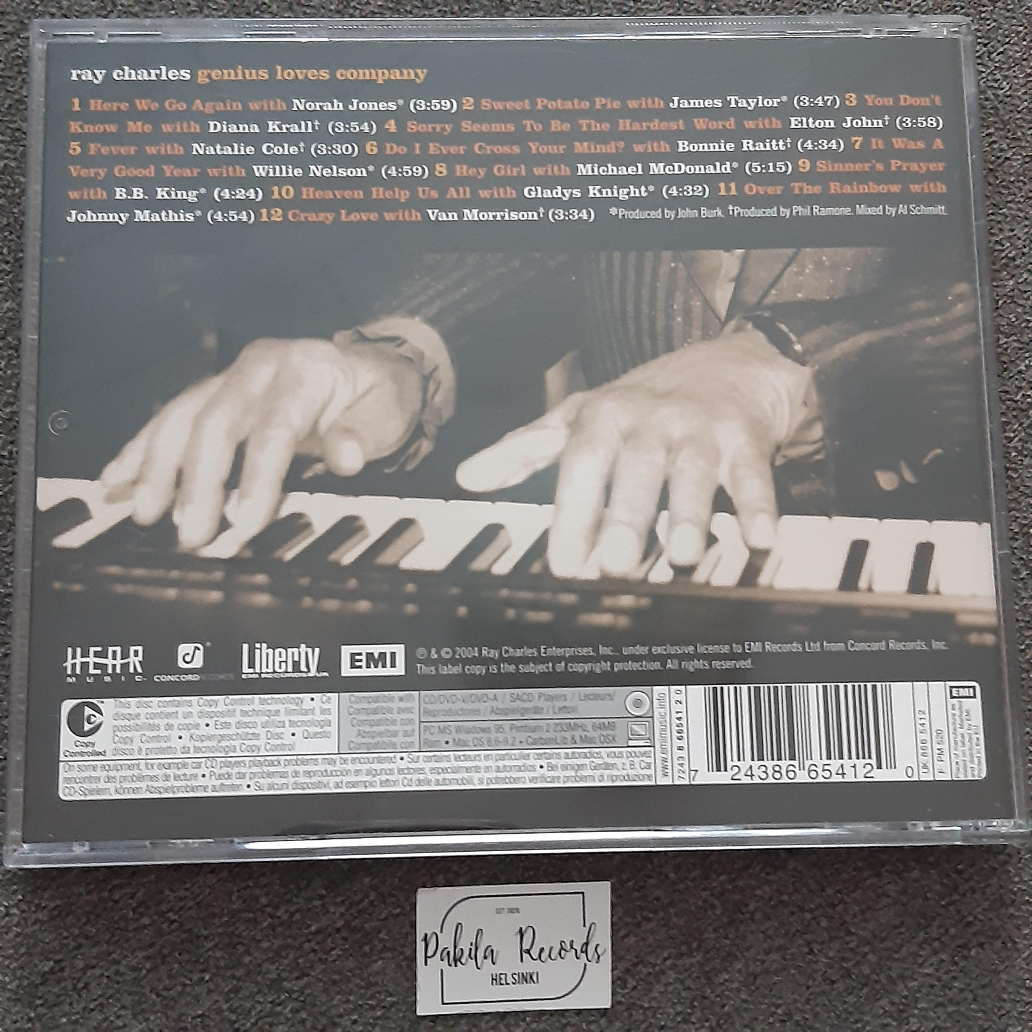Ray Charles - Genius Loves Company - CD (käytetty)