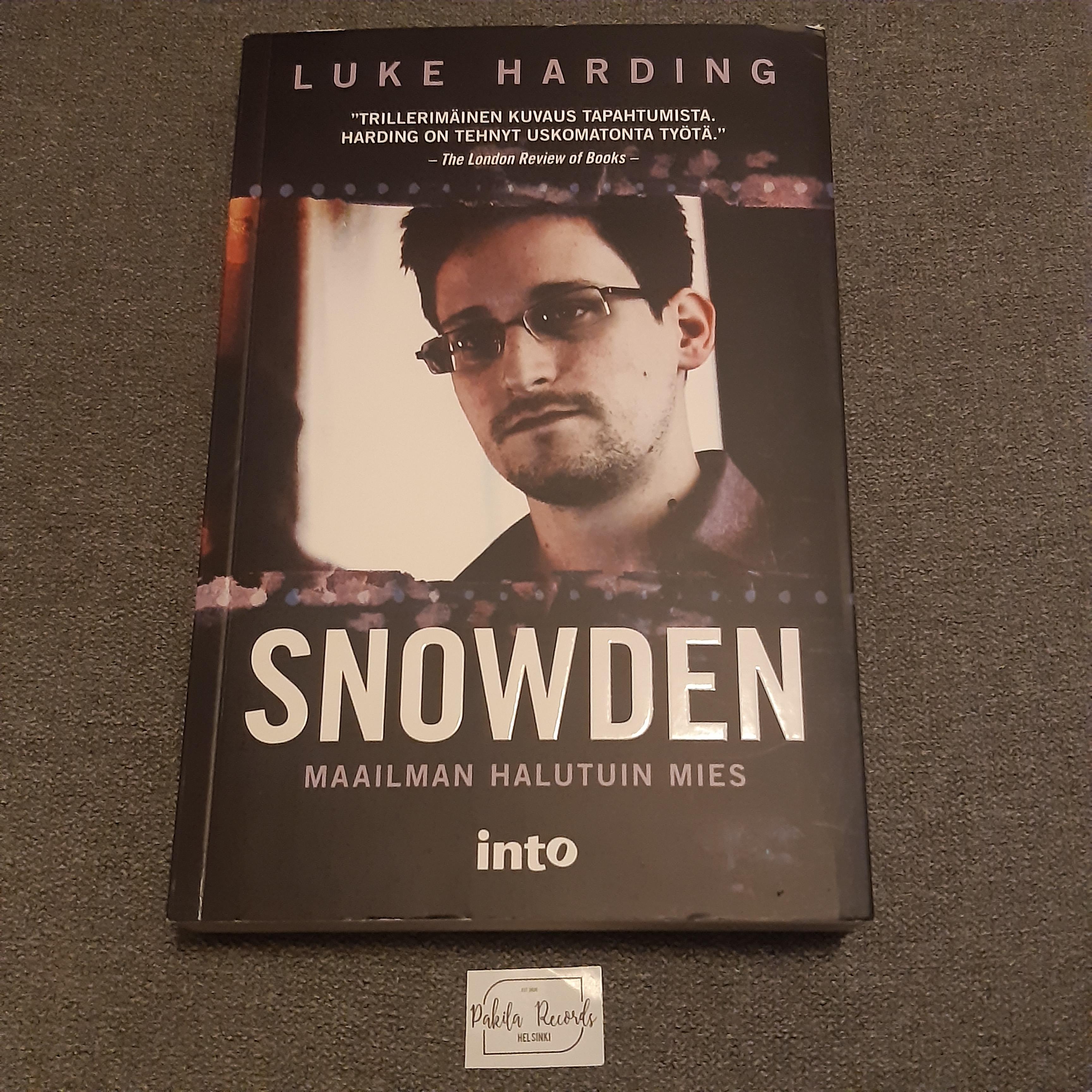 Snowden, Maailman halutuin mies - Luke Harding - Kirja (käytetty)