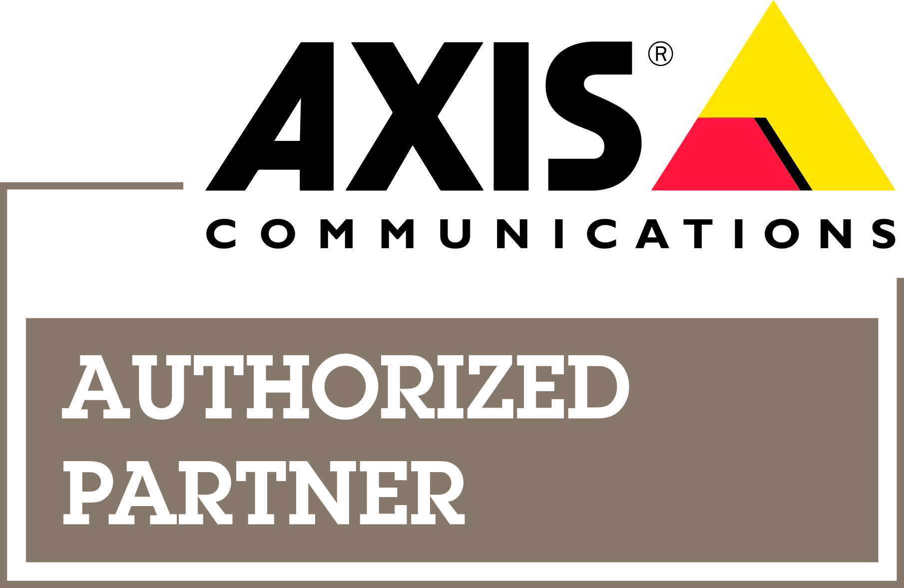 Axis Communications. Authorized partner. logo