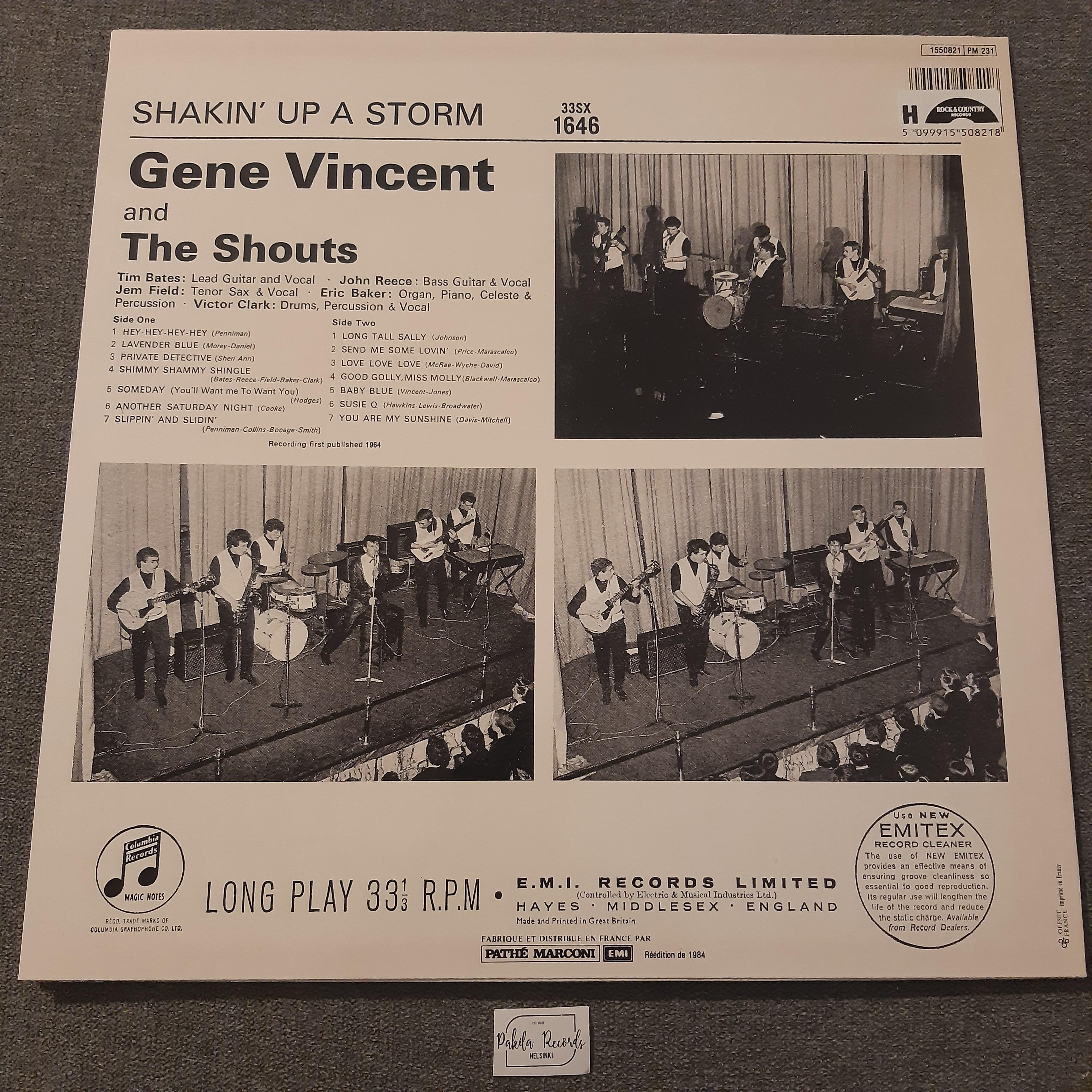 Gene Vincent And The Shouts - Shakin' Up A Storm - LP (käytetty)