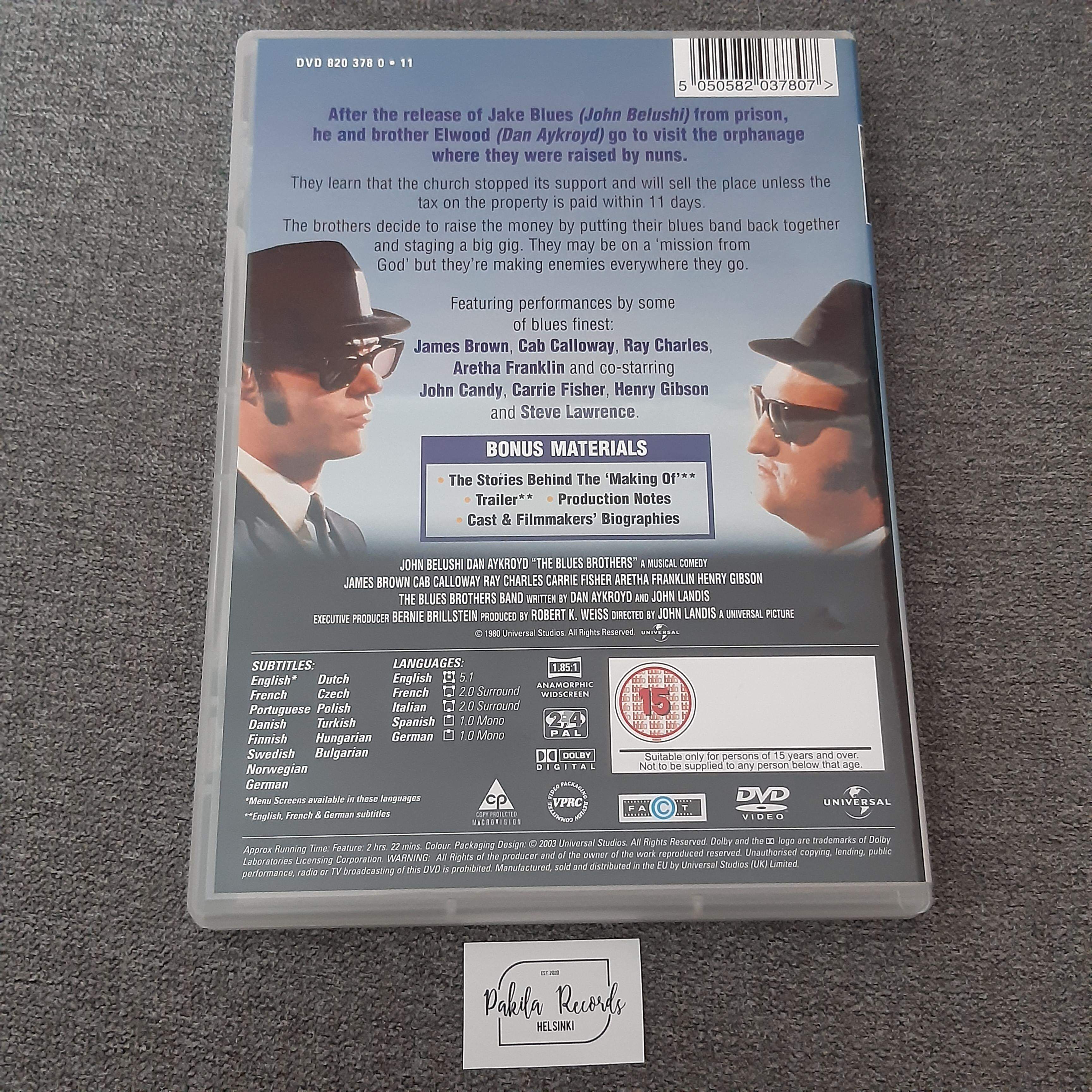 The Blues Brothers - DVD (käytetty)