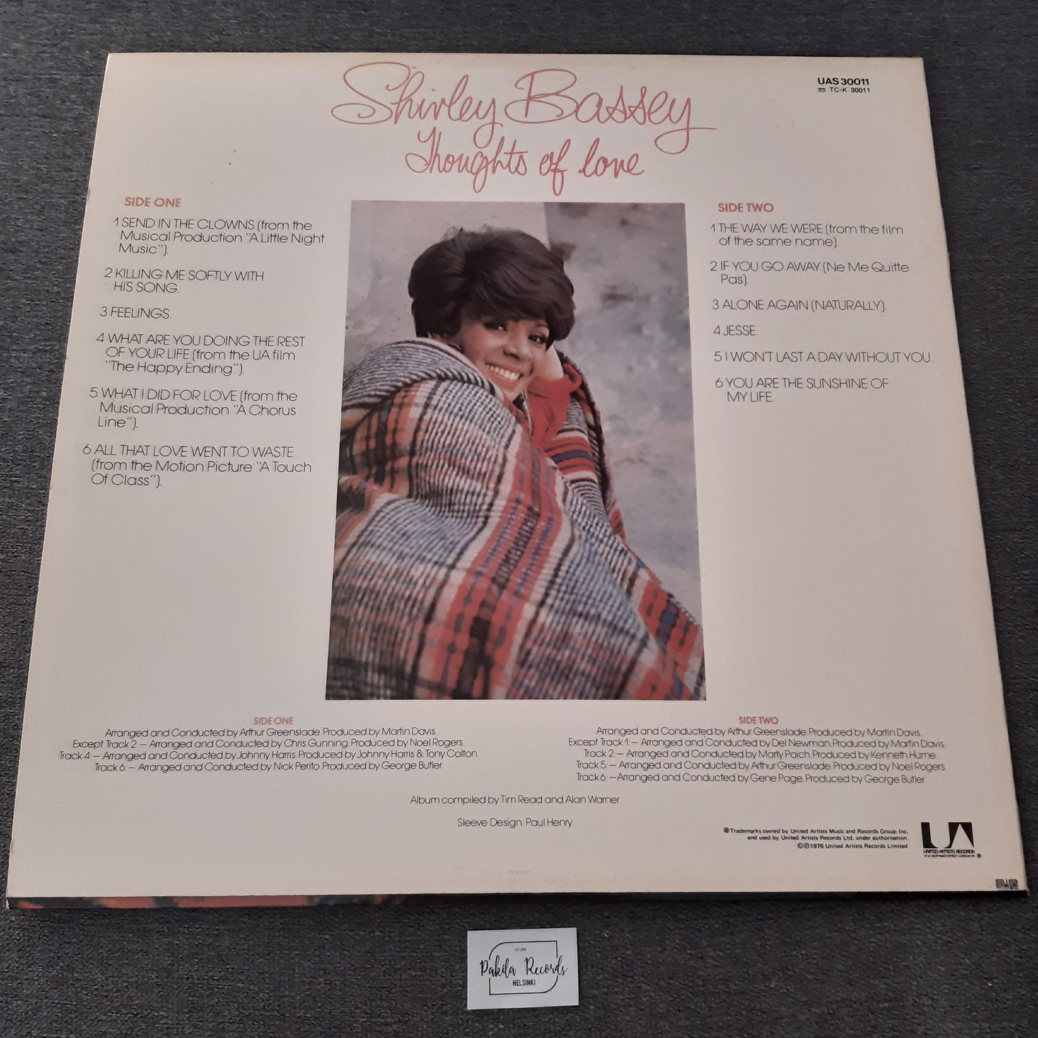 Shirley Bassey - Thoughts Of Love - LP (käytetty)