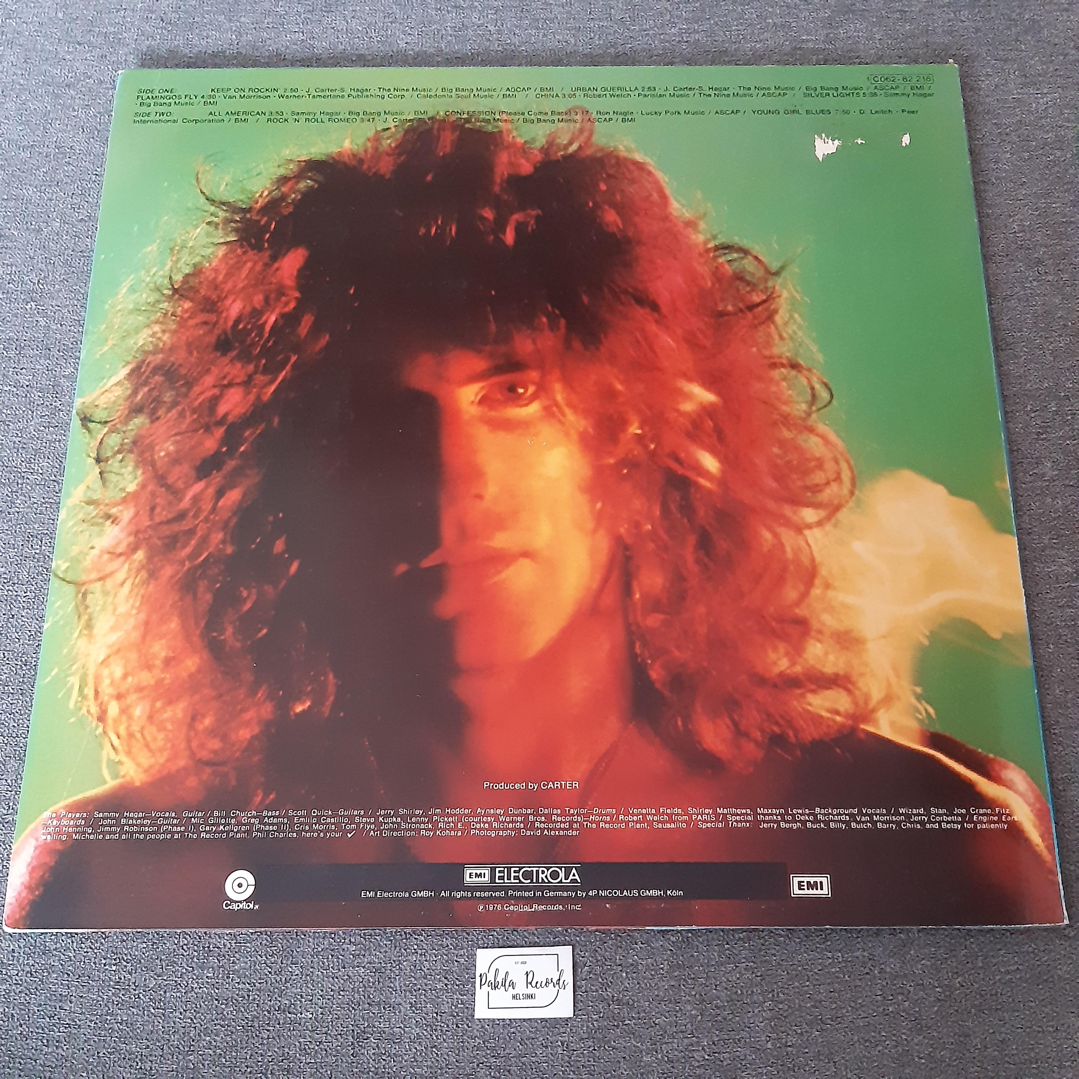 Sammy Hagar - Nine On A Ten Scale - LP (käytetty)