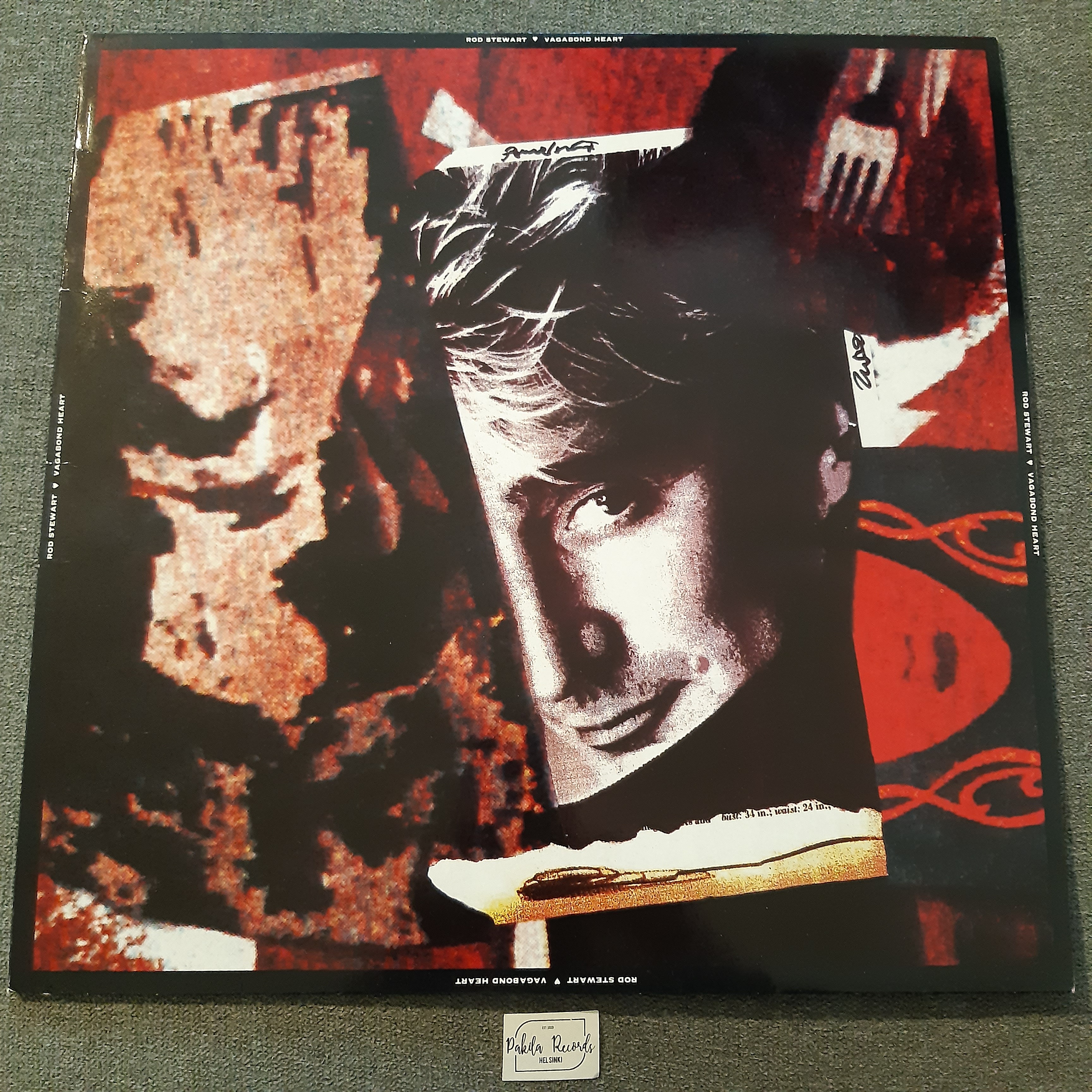 Rod Stewart - Vagabond Heart - LP (käytetty)