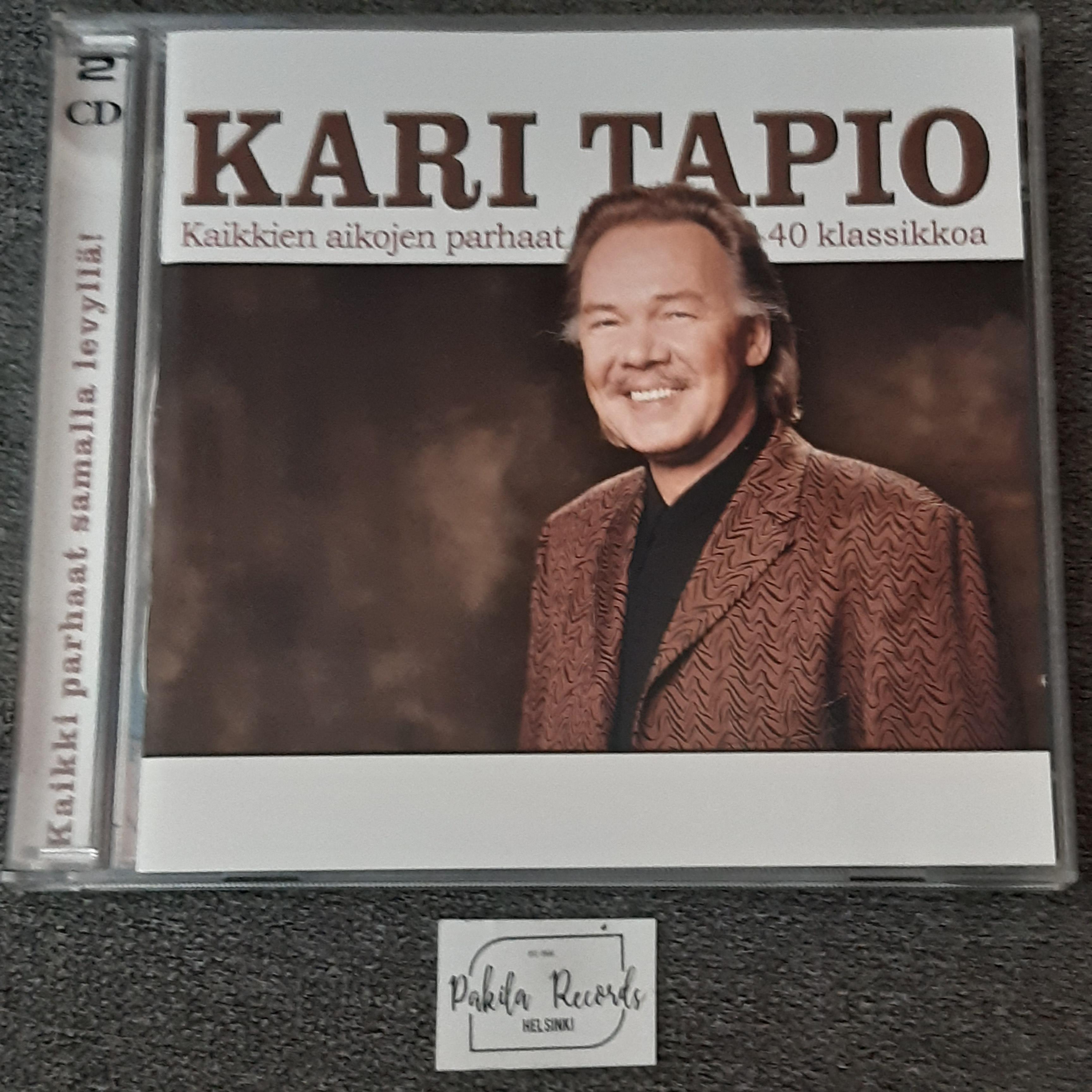 Kari Tapio - Kaikkien aikojen parhaat, 40 klassikkoa - 2 CD (käytetty)
