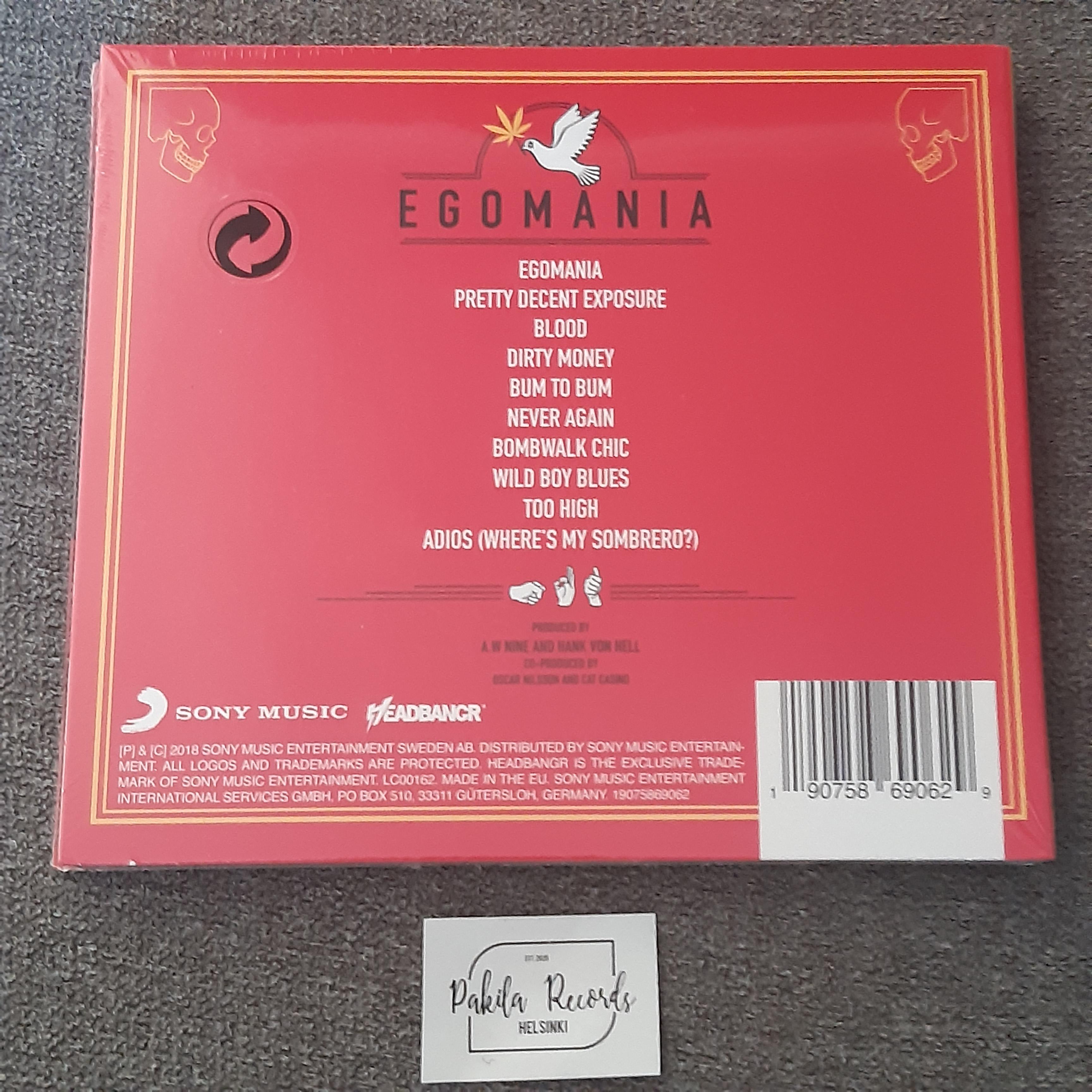 Hank Von Hell - Egomania - CD (uusi)